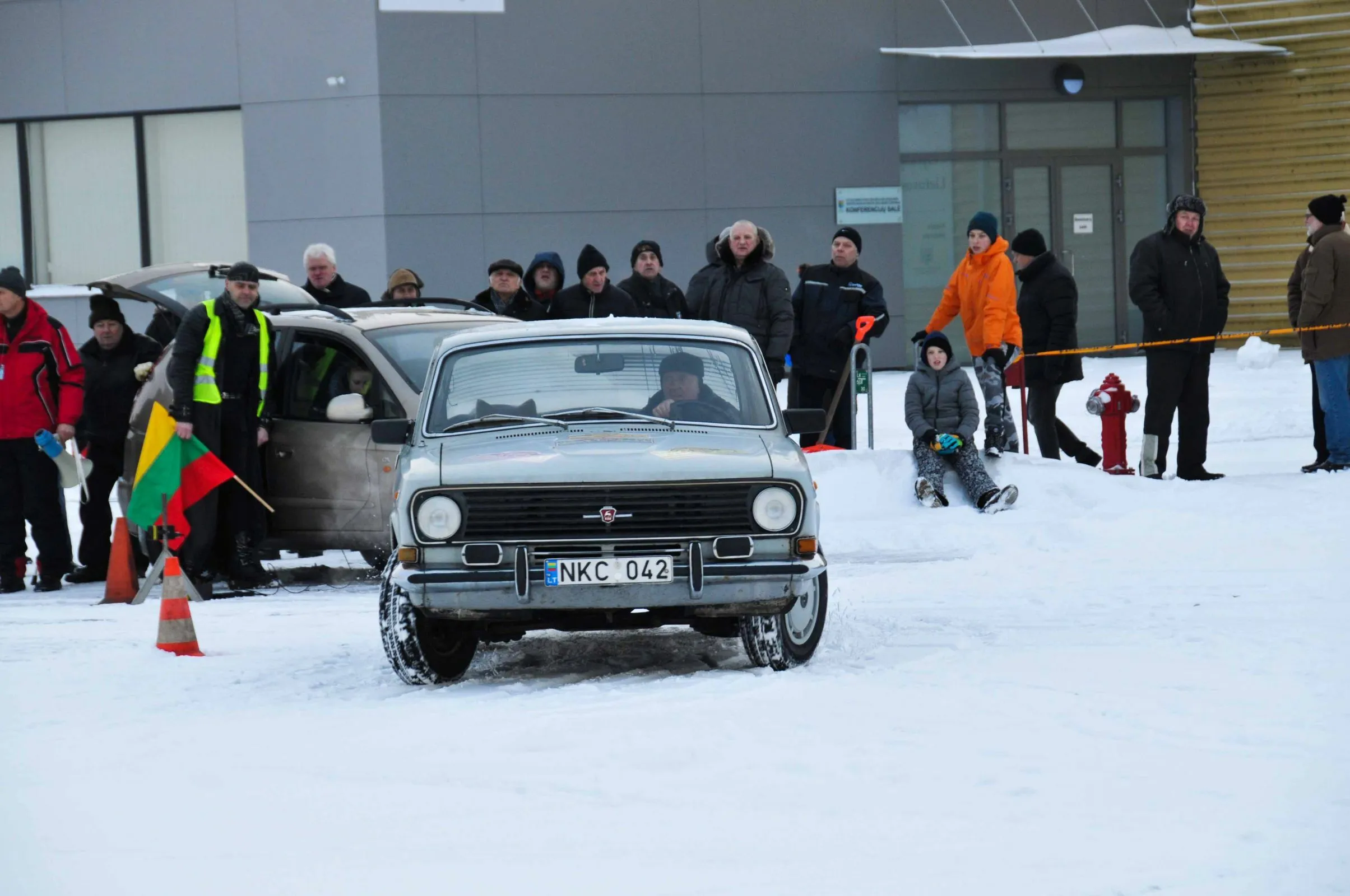 Veteranų slalomas Akademijoje