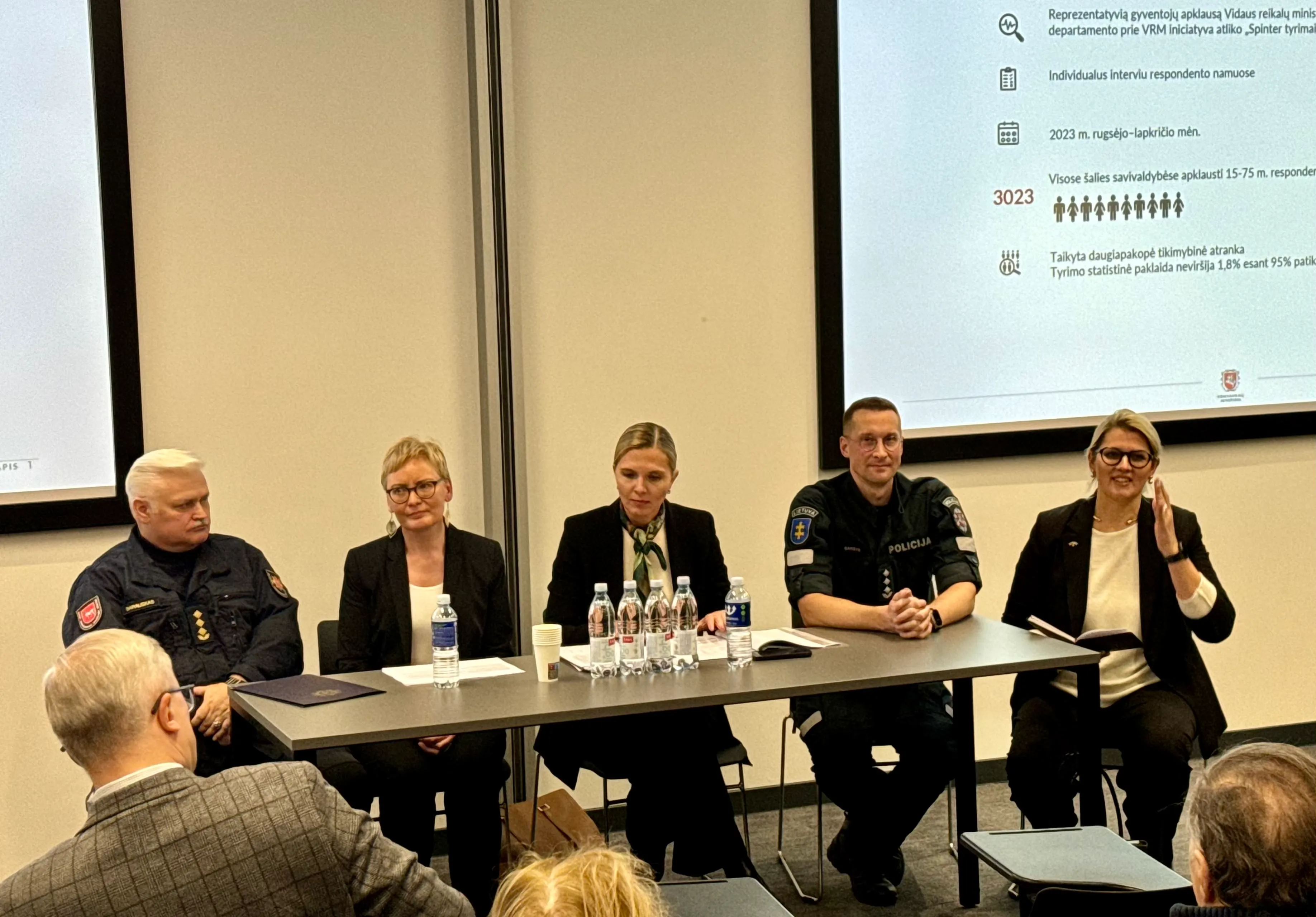 Diskusija apie kriminogeninę situaciją mieste