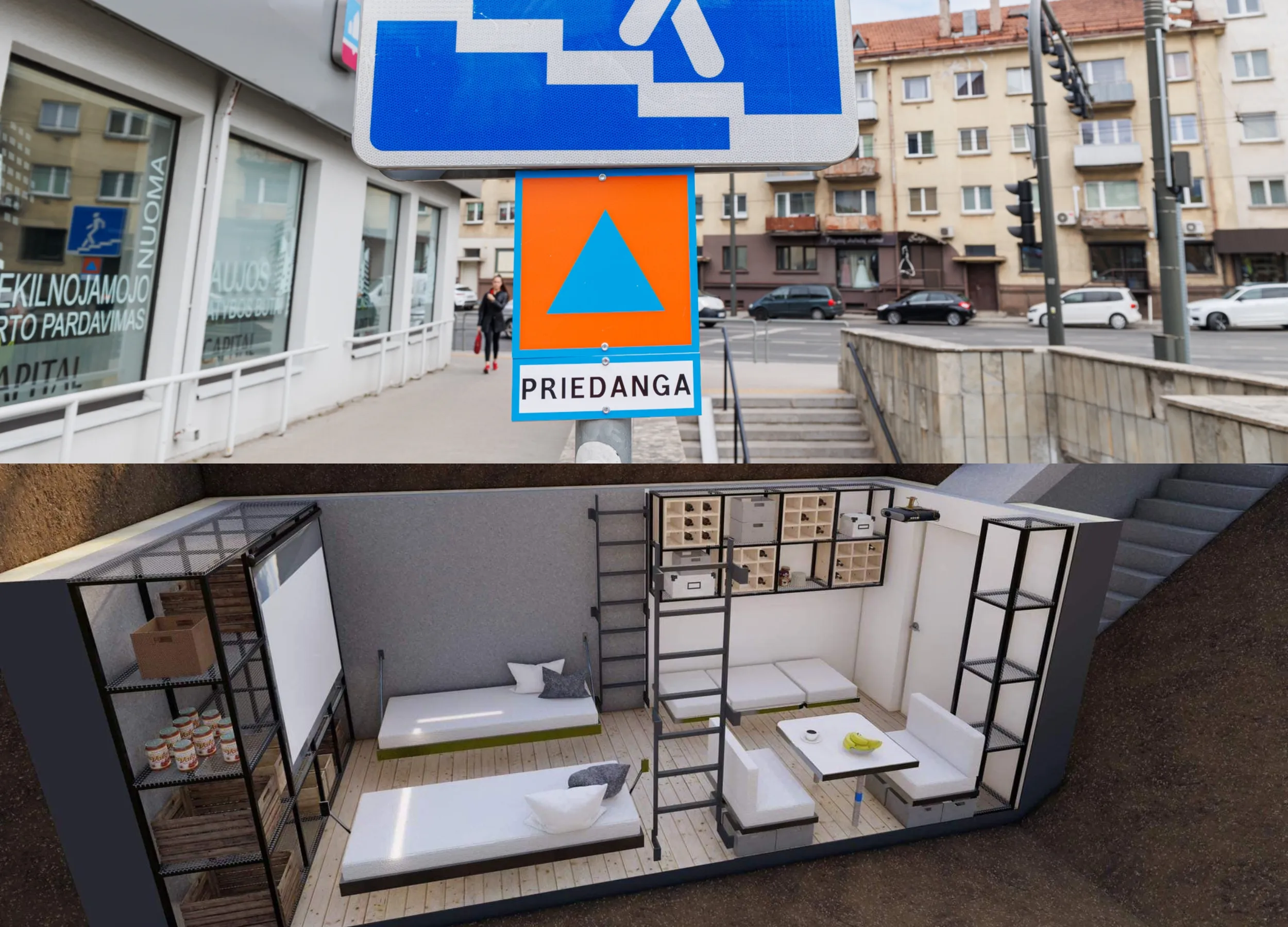 Slėptuvė su kino teatru