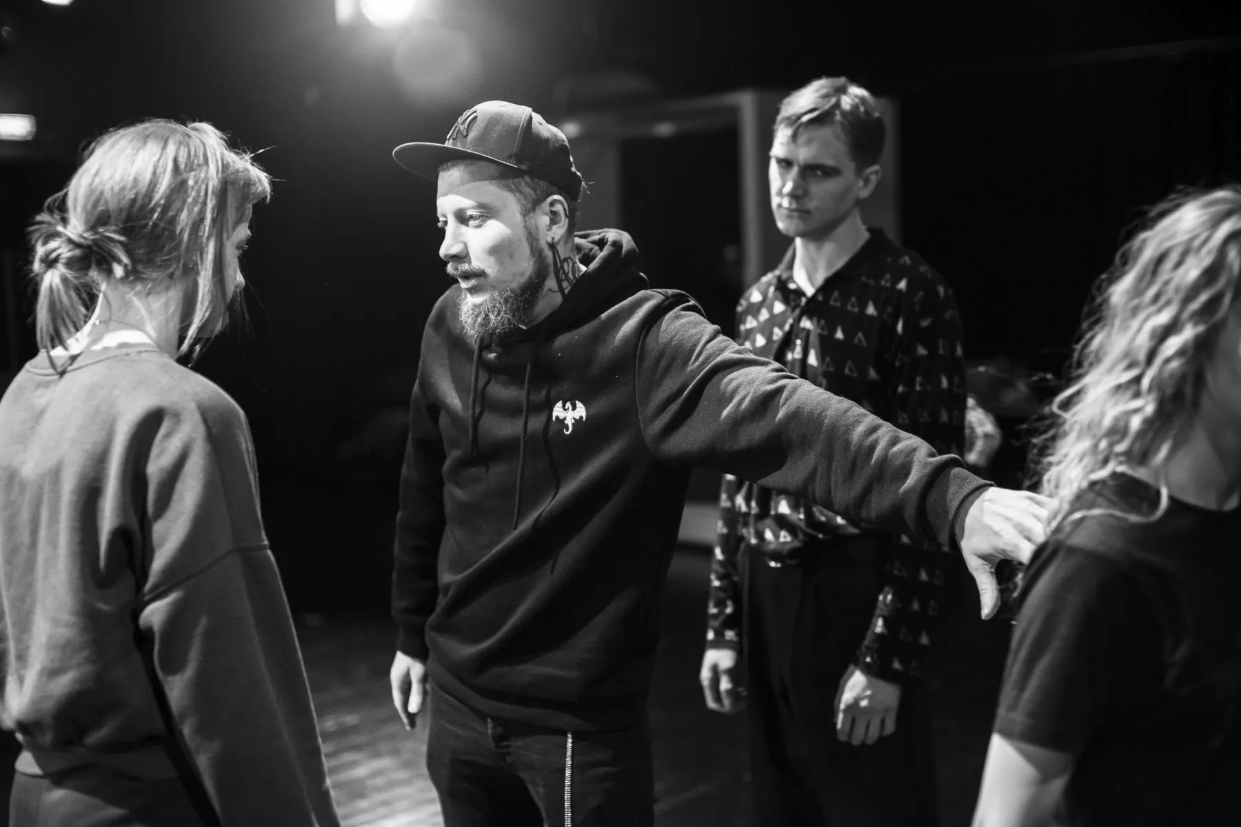 Pjesės „Dviejų Korėjų susijungimas“ repeticija