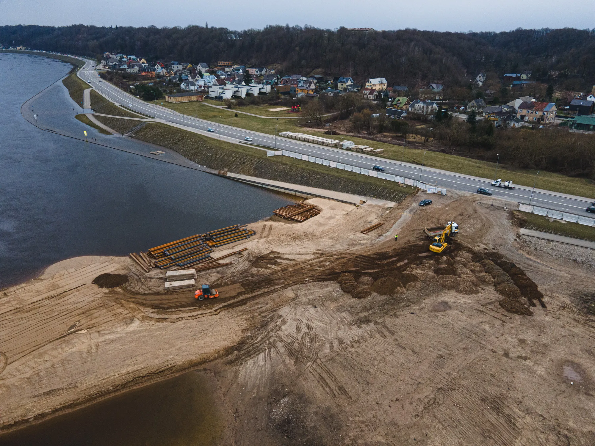 Kedainių tilto statybos