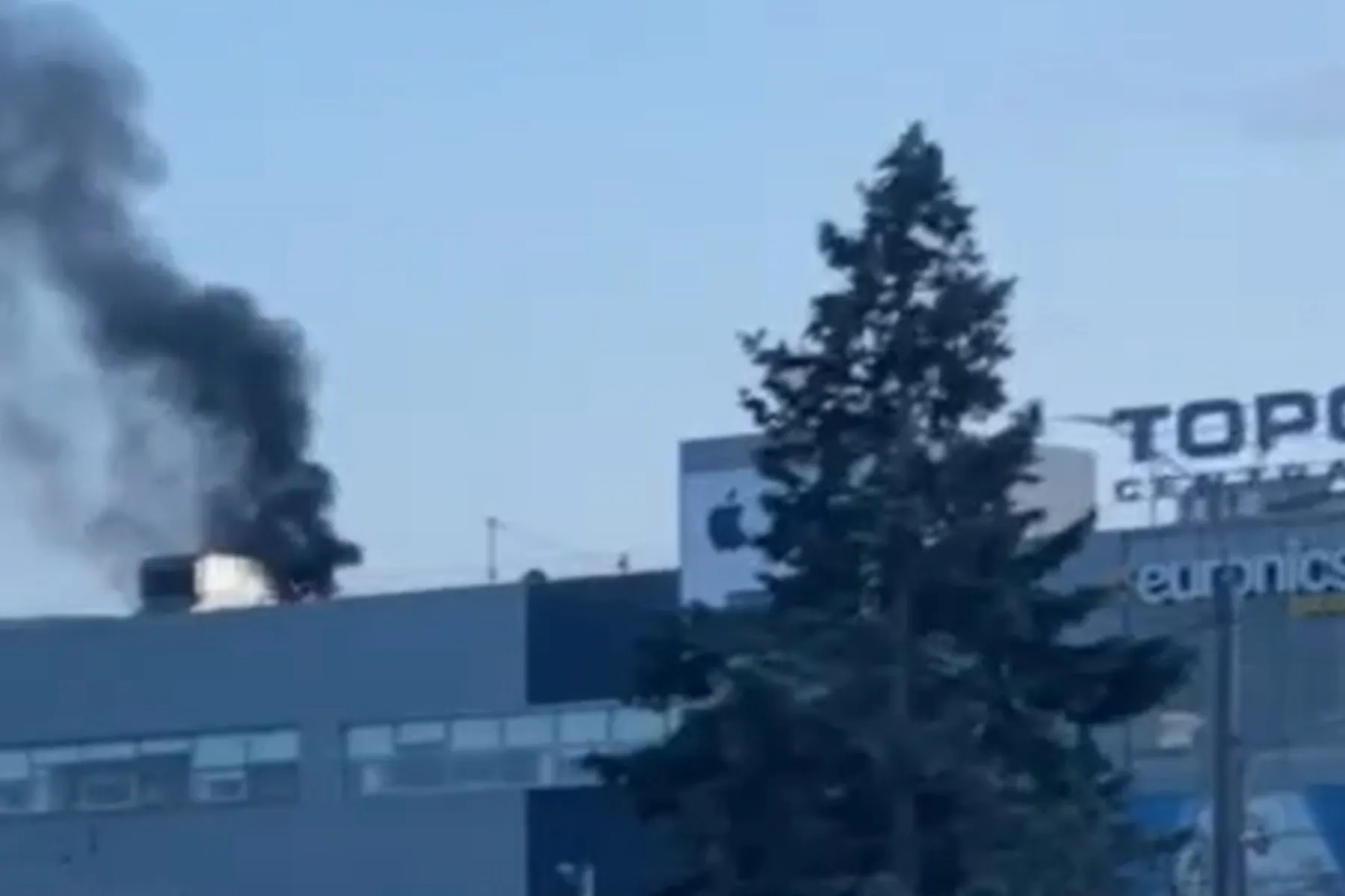 Gaisras, Topo centras