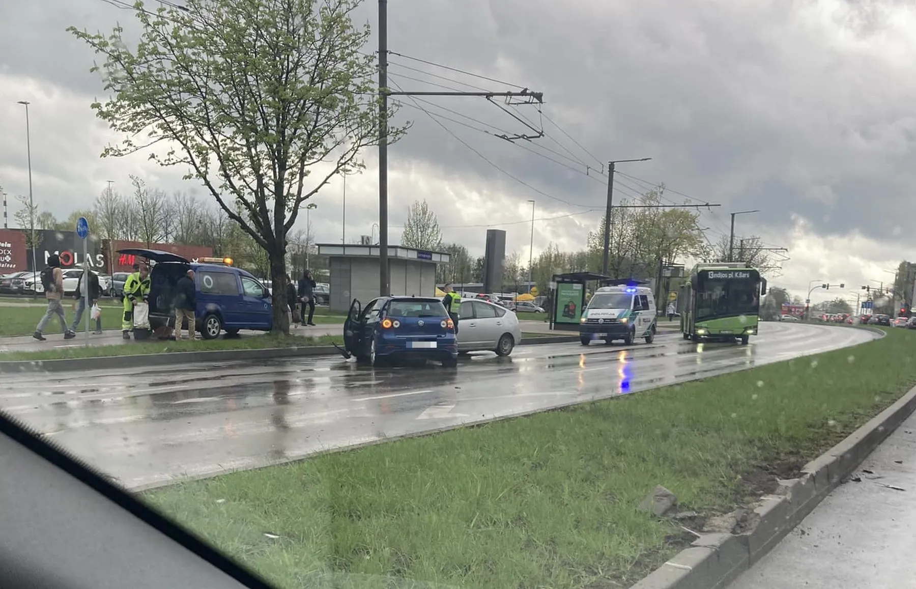 Avarija K. Baršausko g., prie „Molo“