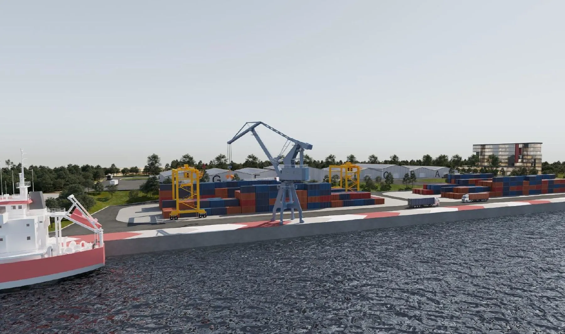 Marvelės krovininės prieplaukos plėtra Kaune