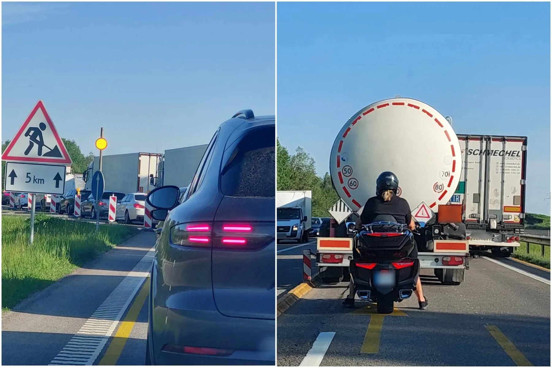 Eismo spūstis kelio atkarpoje tarp Sitkūnų ir Naujųjų Muniškių