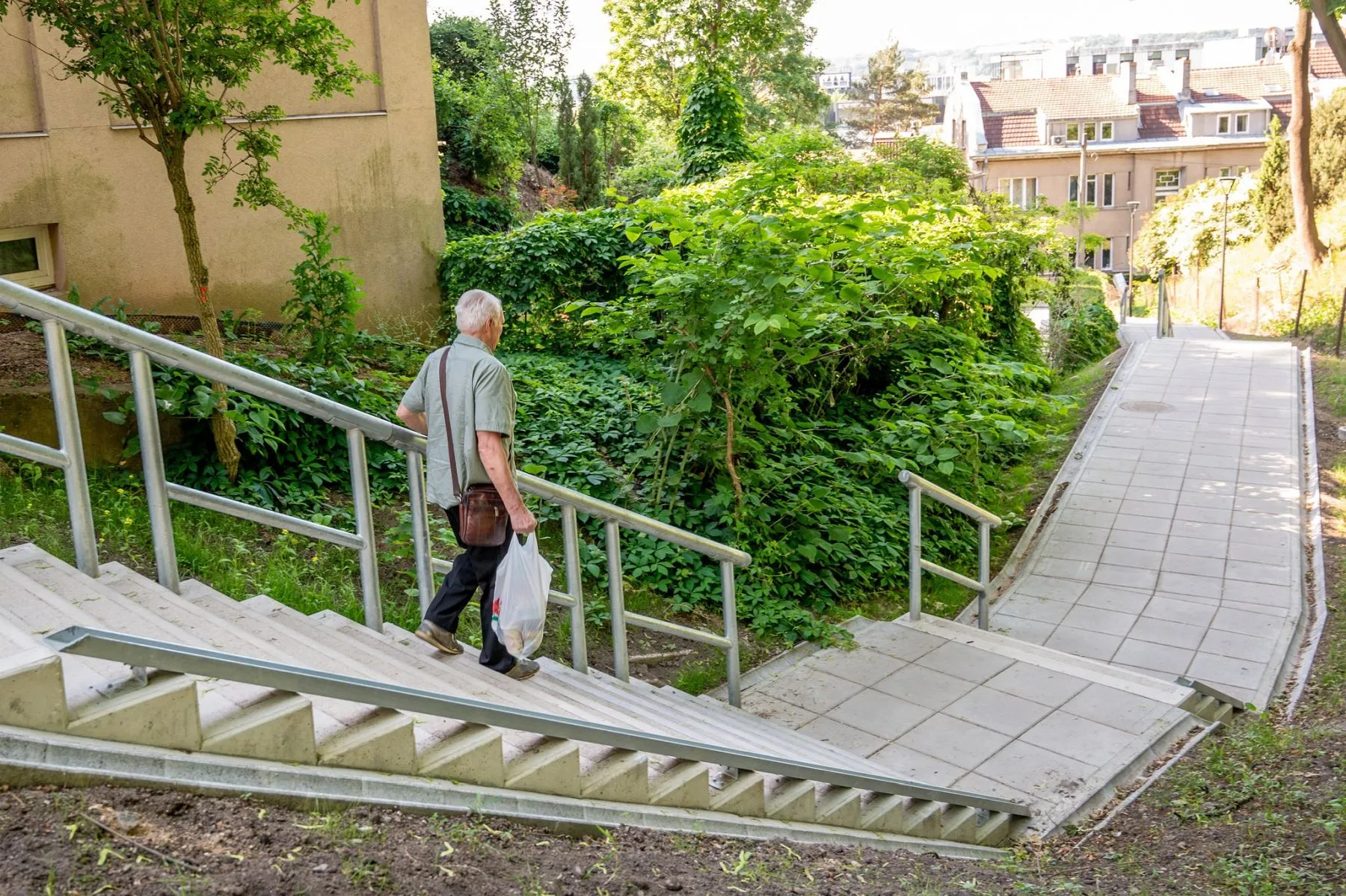 Baigtas Aušros laiptų remontas