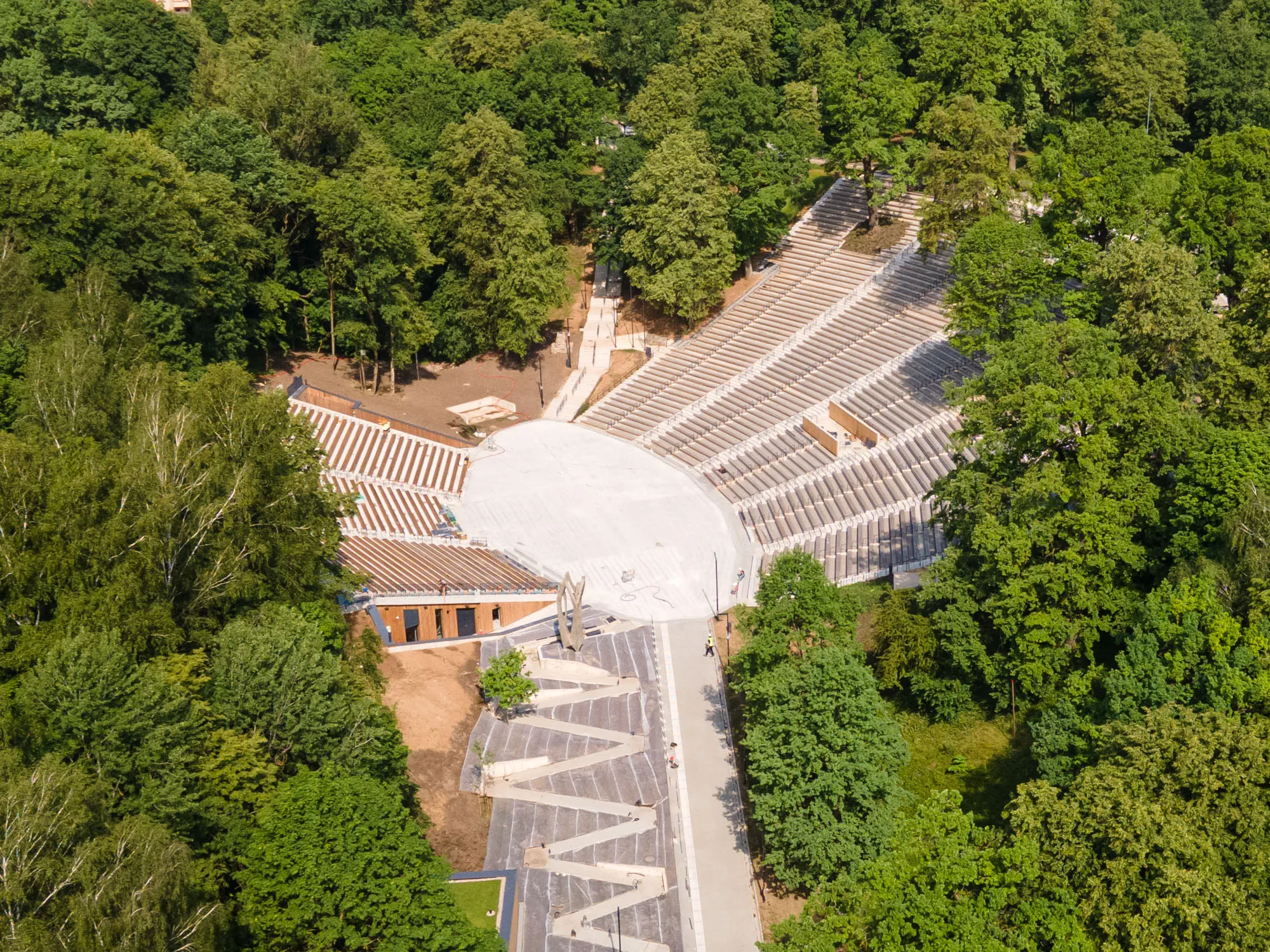Rekonstruojamas Dainų slėnis / R. Tenio nuotr.