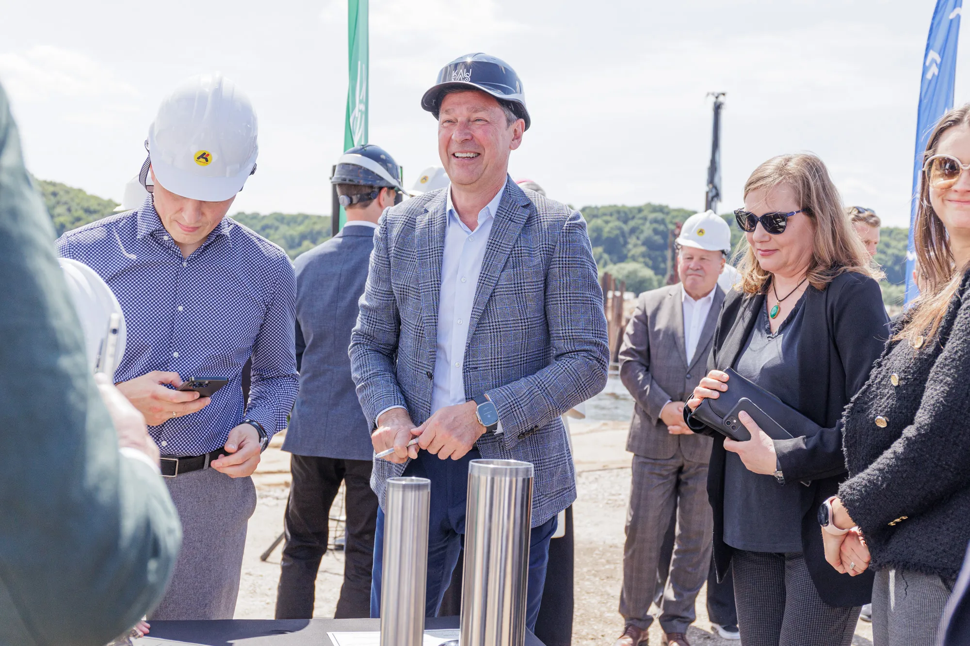Kėdainių tilto kapsulės įkasimo ceremonija / R. Tenio nuotr.
