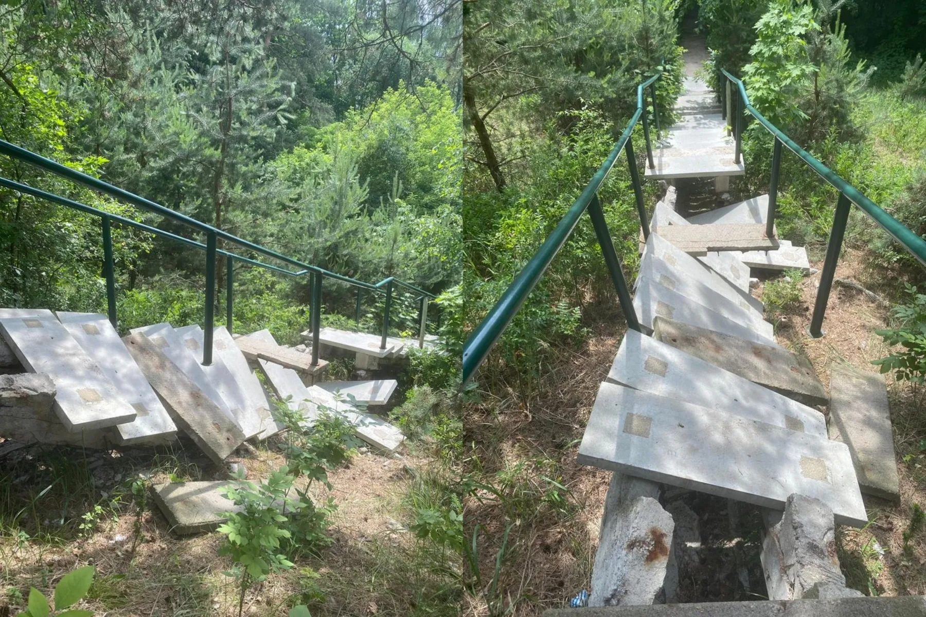 Laiptai Romainiuose / Skaitytojos nuotr.