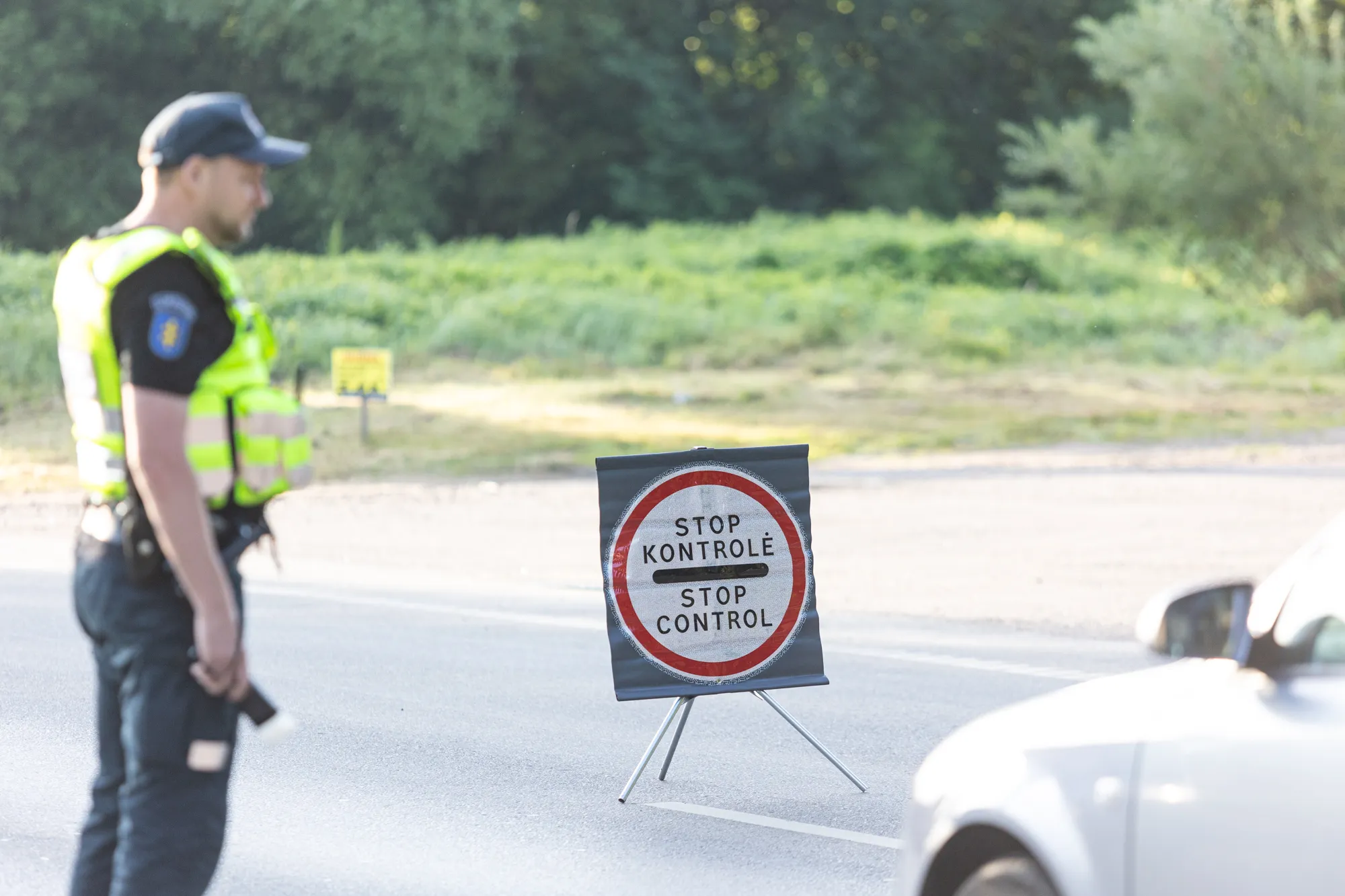 Policijos reidas / R. Tenio nuotr.