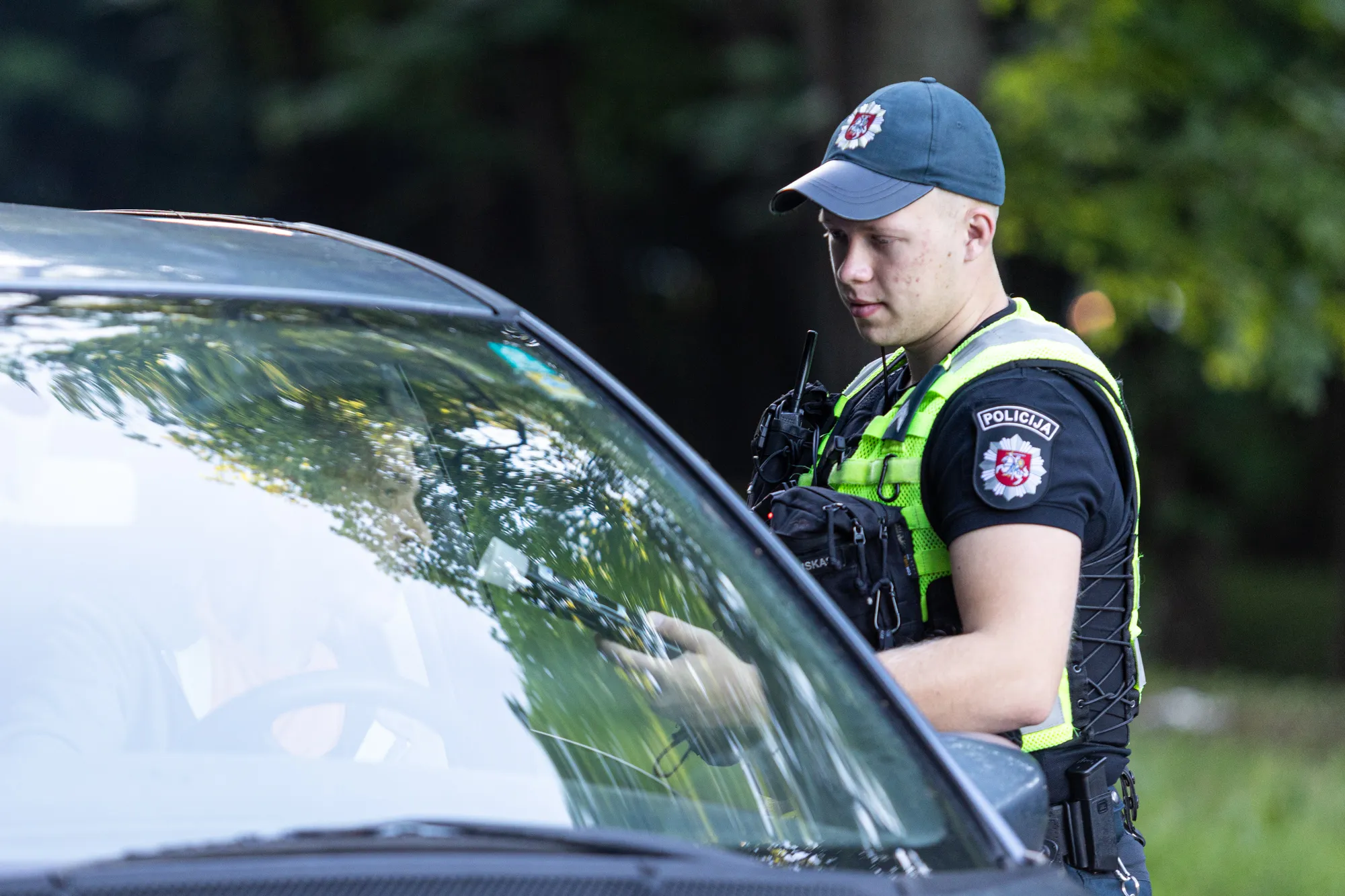 Policijos reidas / R. Tenio nuotr.