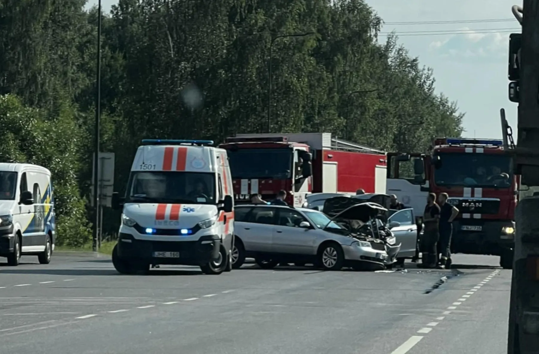 Avarija Ateities pl.