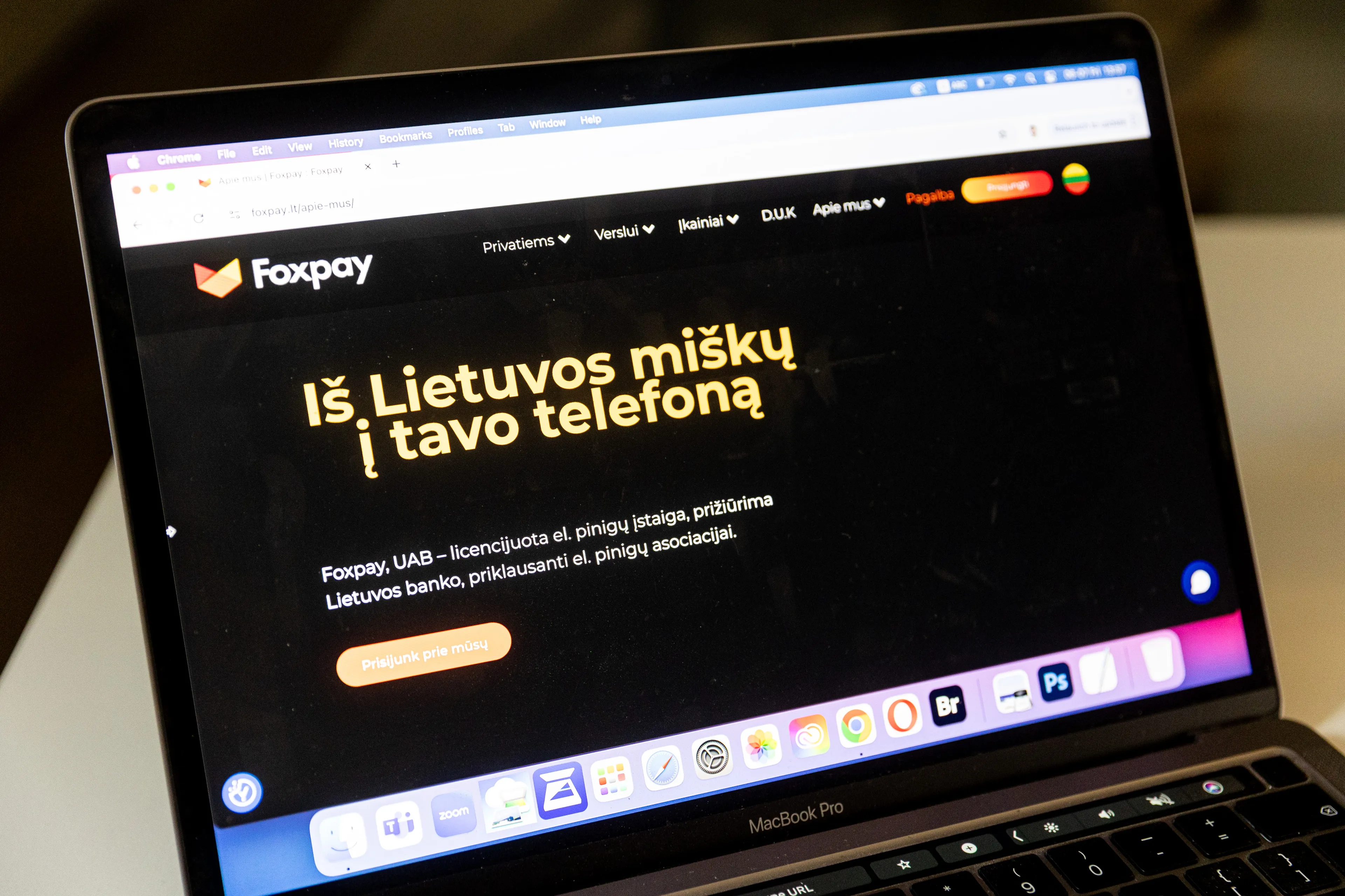 „Foxpay“ / P. Peleckio / BNS nuotr.