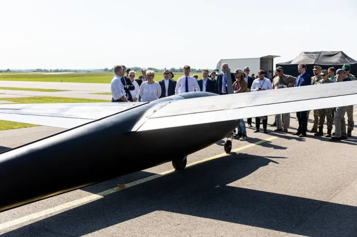 Bepilotis orlaivis / Pauliaus Peleckio / BNS nuotr.