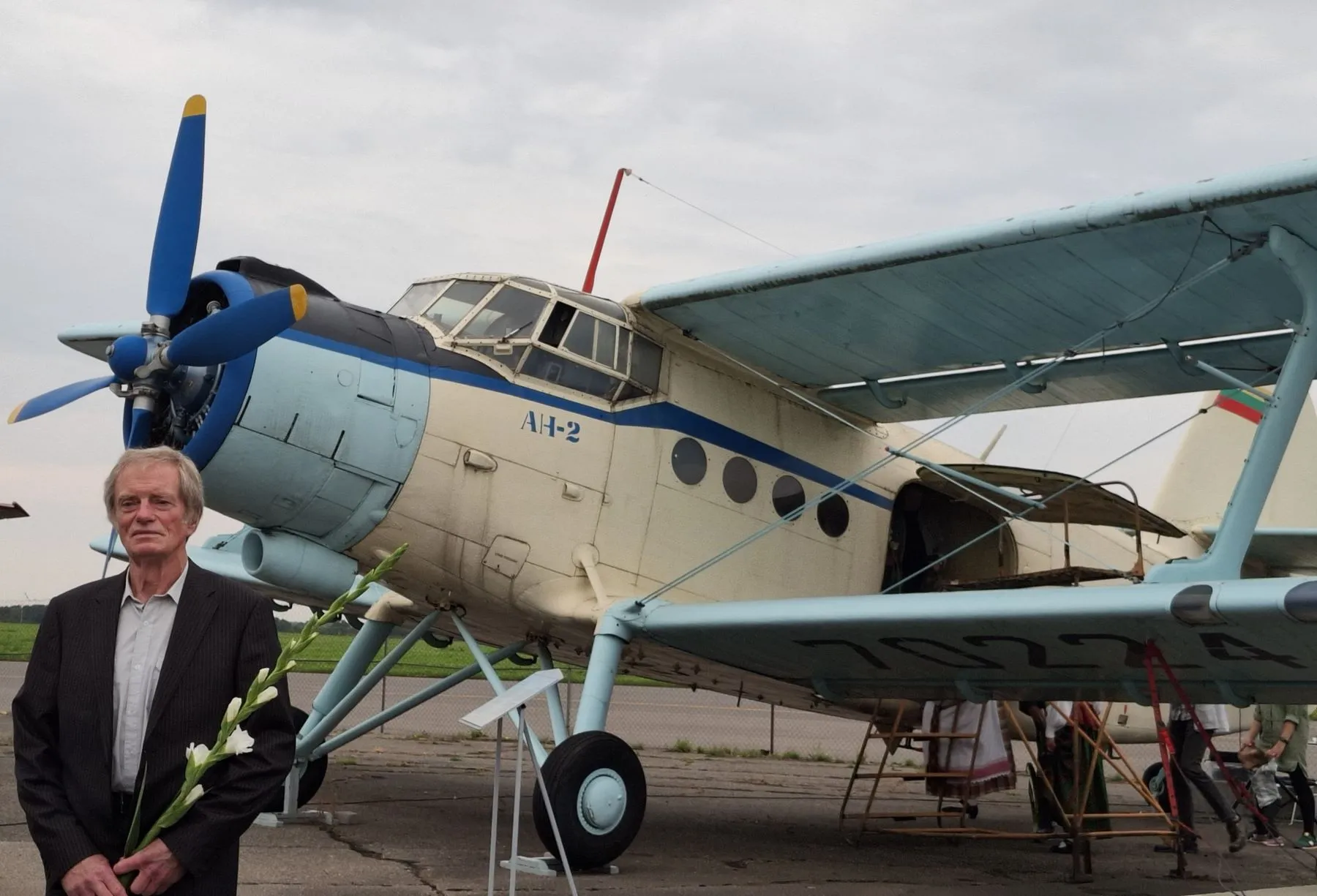 Baltijos kelyje dalyvavęs lakūnas P. Bėta./S. Javaitytės nuotr.