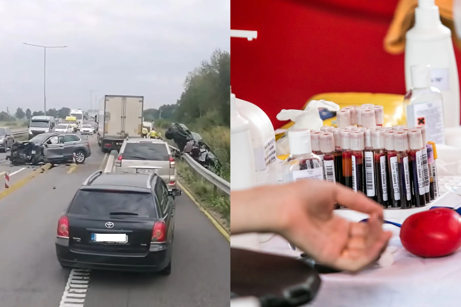 Avarija A1 kelyje