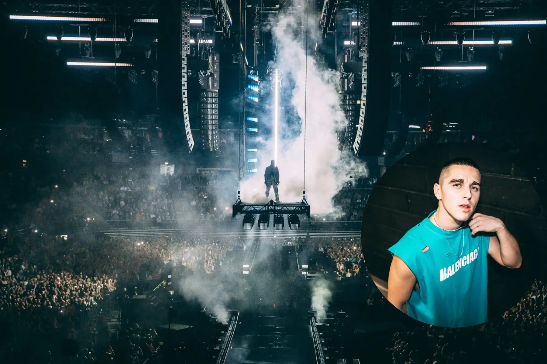 D. Montvydas skelbia apie būsimą koncertą Kauno „Žalgirio“ arenoje