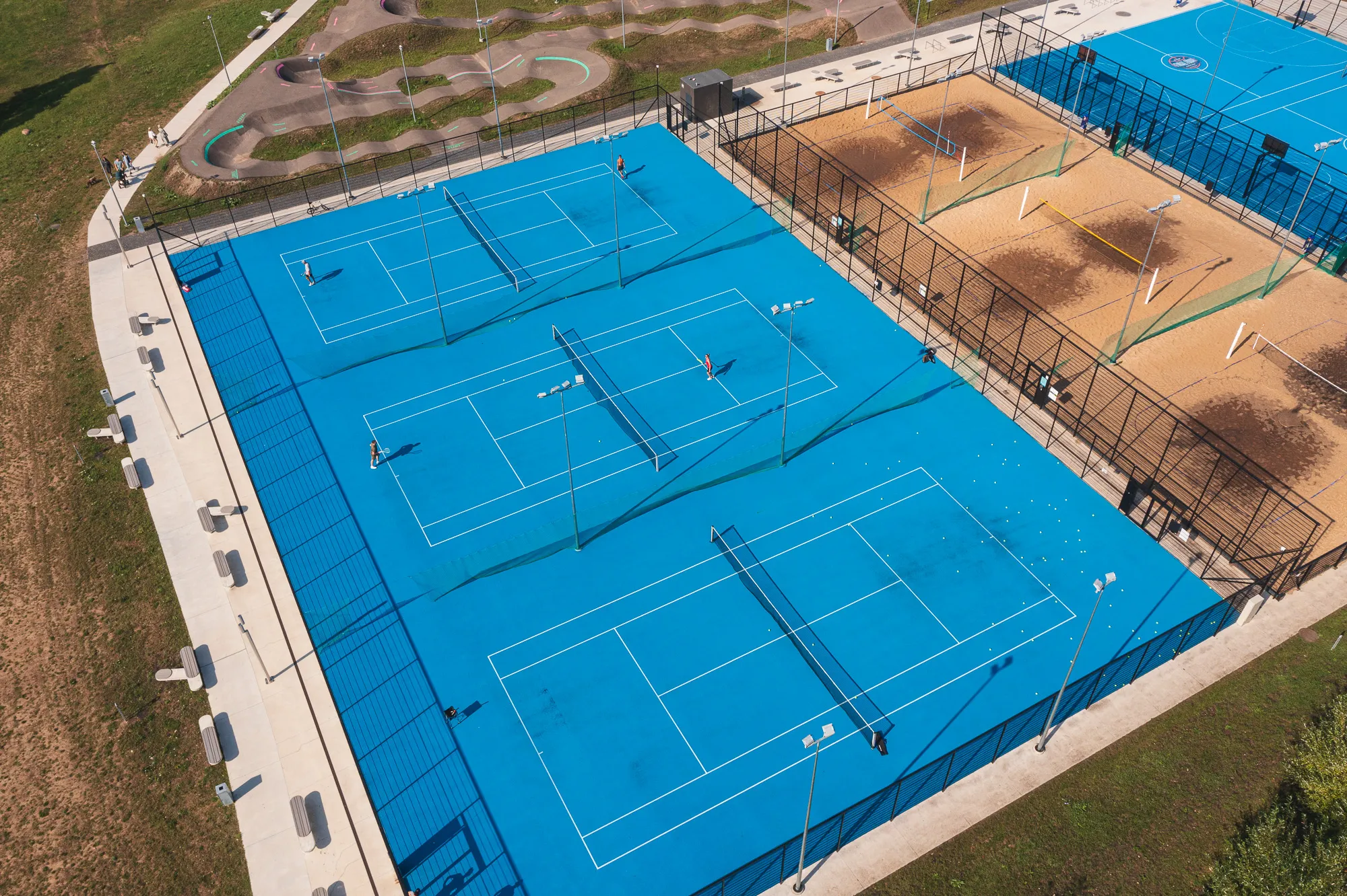 Sporto aikštelės Nemuno saloje / R. Tenio nuotr.