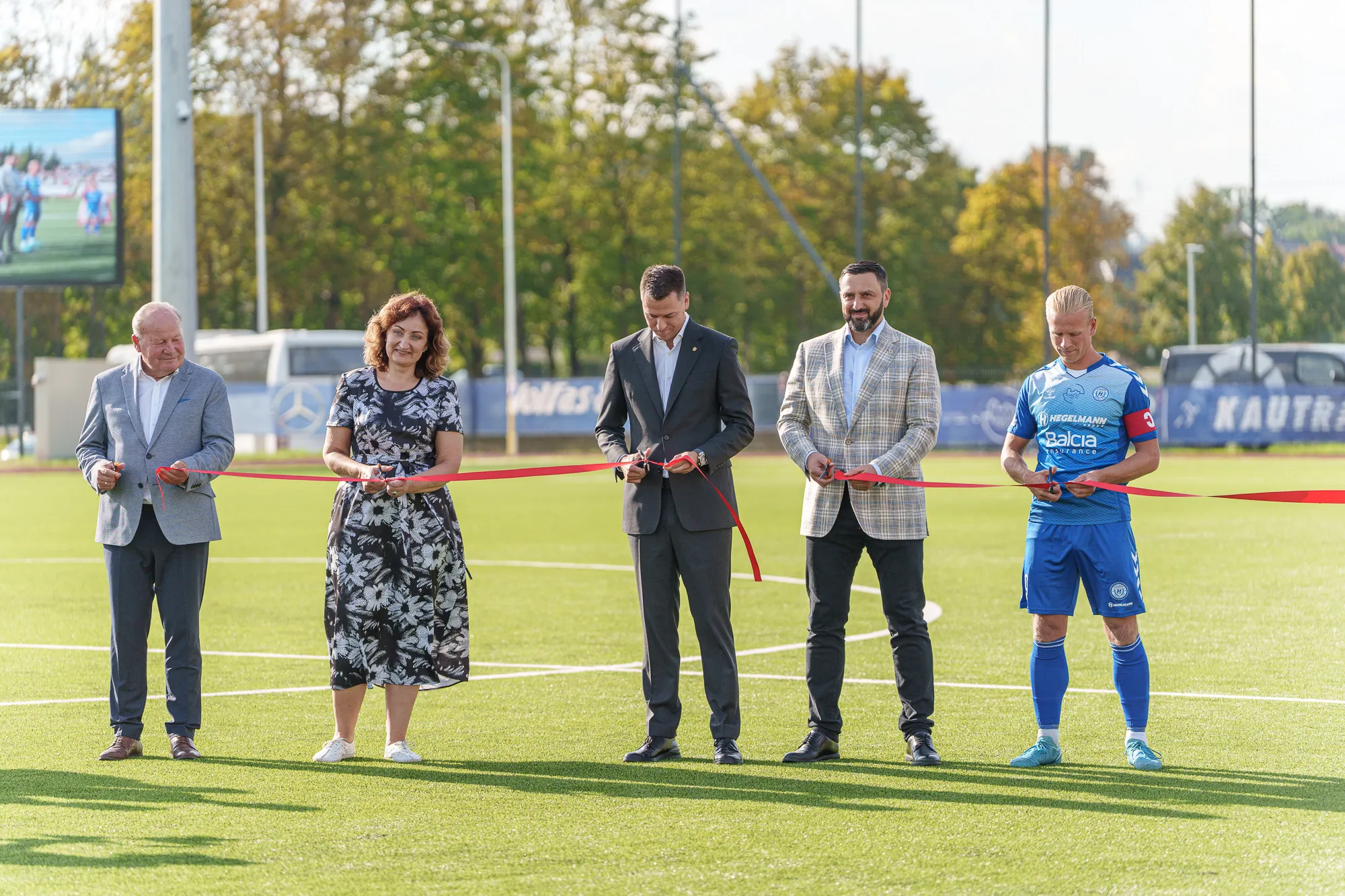 Raudondvario stadiono atidarymas / R. Tenio nuotr.