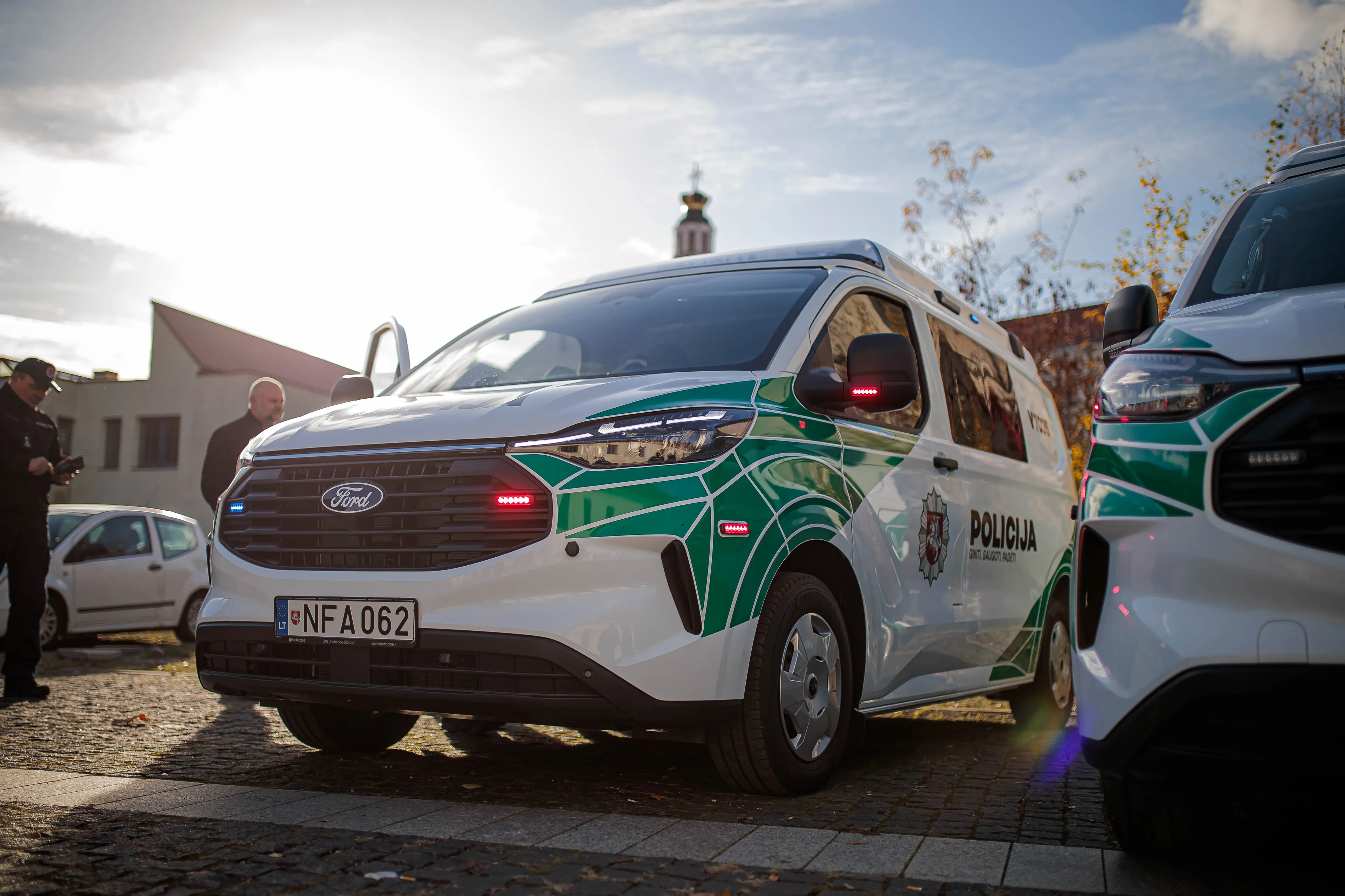 Nauji policijos tarnybiniai automobiliai / ELTA / J. Elinsko nuotr.