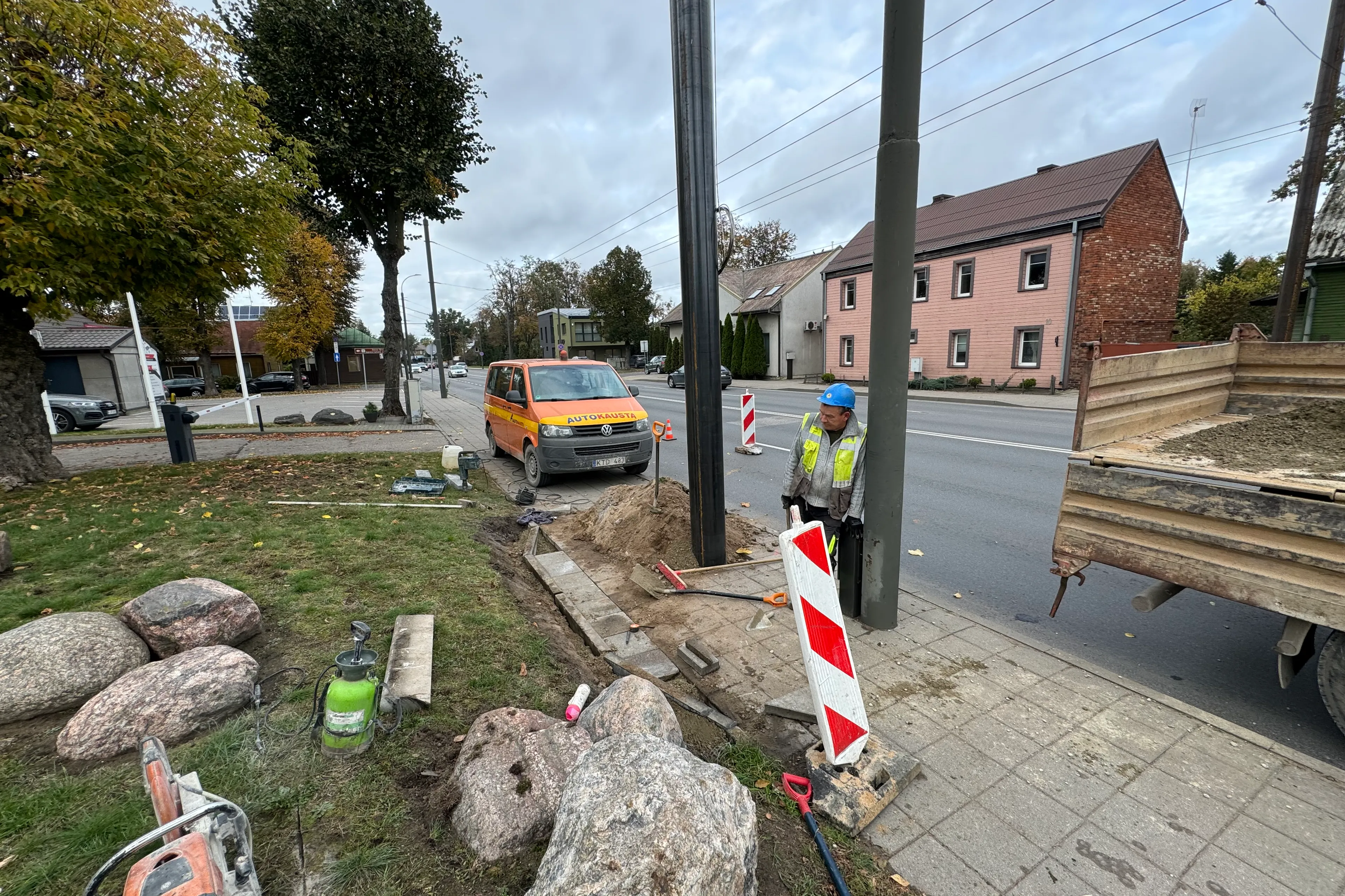 Utenos g. šaligatvis / Skaitytojo nuotr.