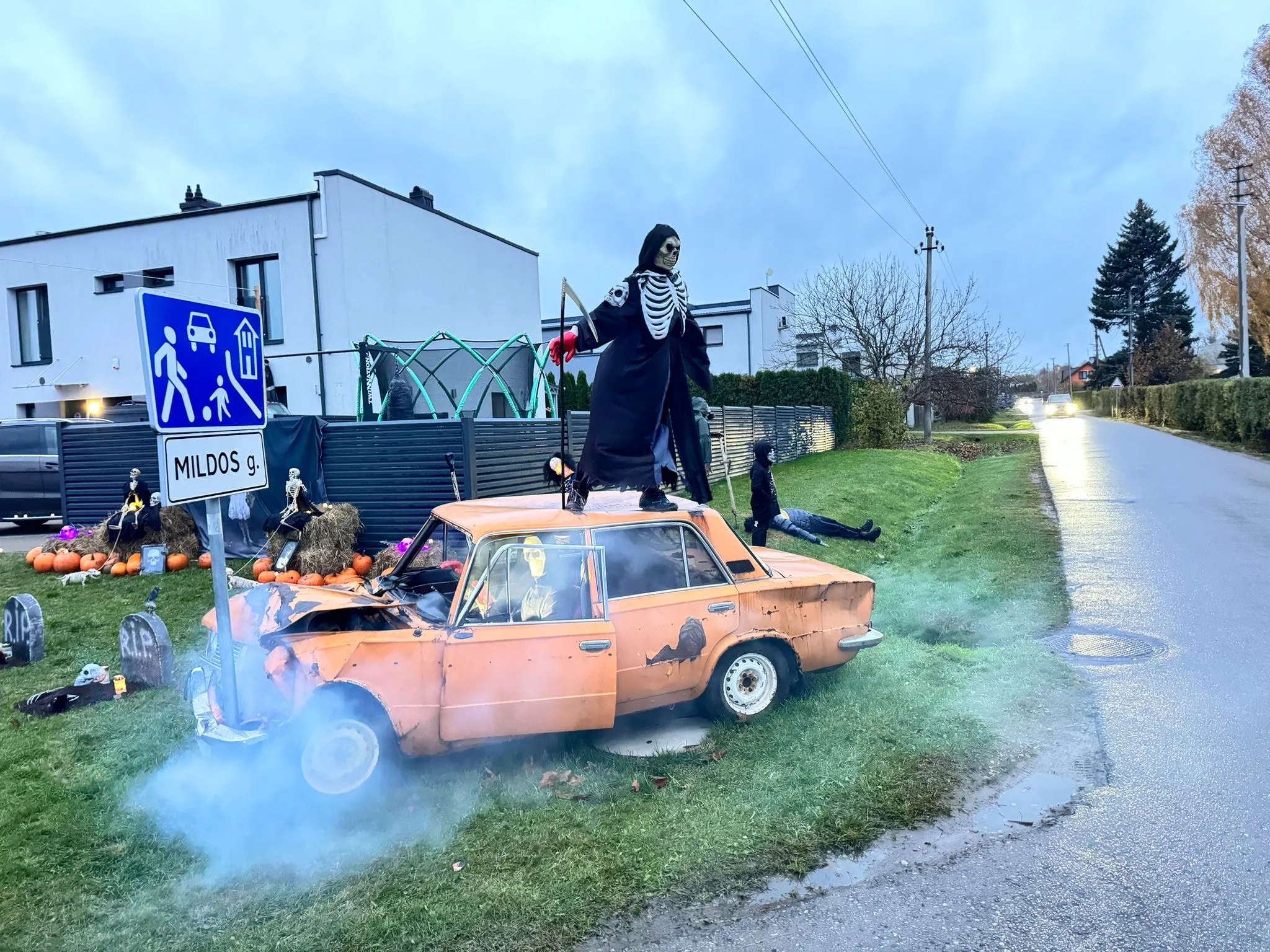 Skaitytoją nustebino žmonių išradingumas Domeikavoje (foto)