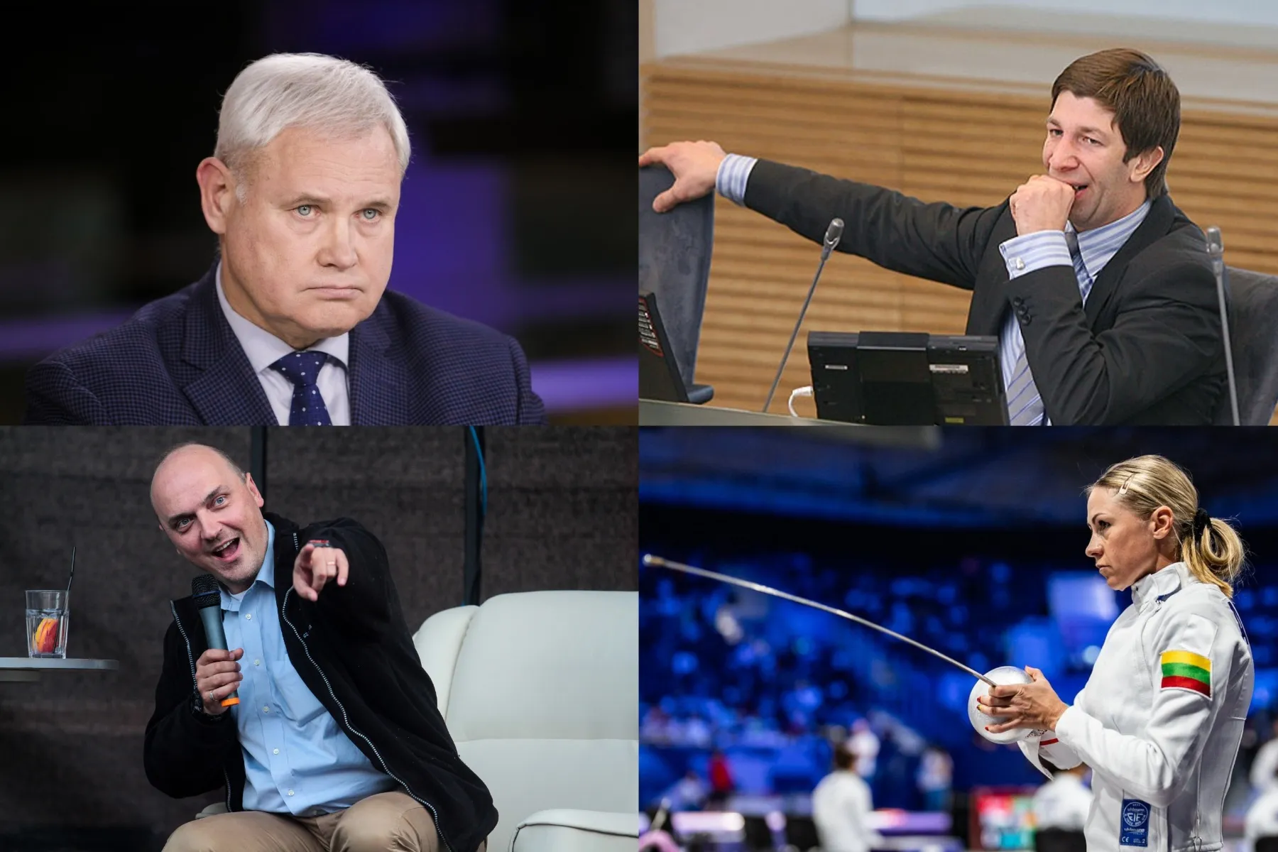 Giedrius Drukteinis, Laura Asadauskaitė-Zadneprovskienė, Vytautas Grubliauskas, Antanas Nedzinskas / V. Dranginio, R. Tenio ir DELFI nuotr.