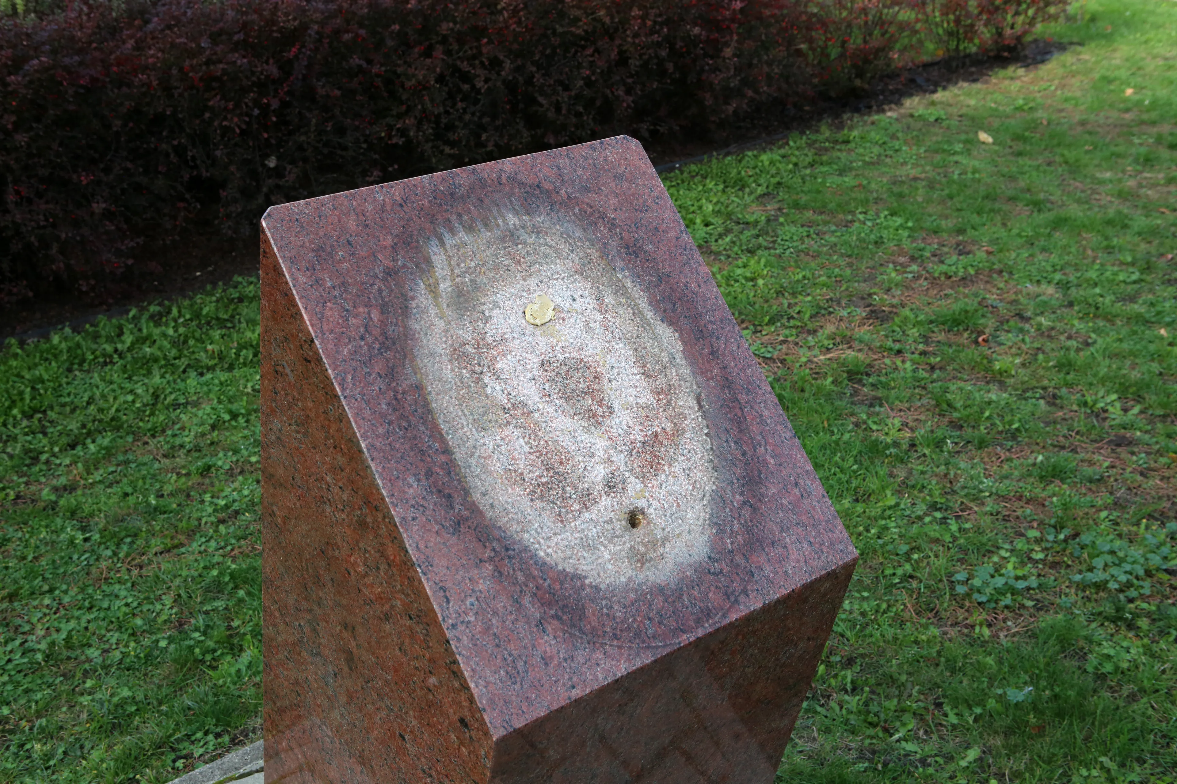 Nuo atminimo lentos dingo granitinė plokštė