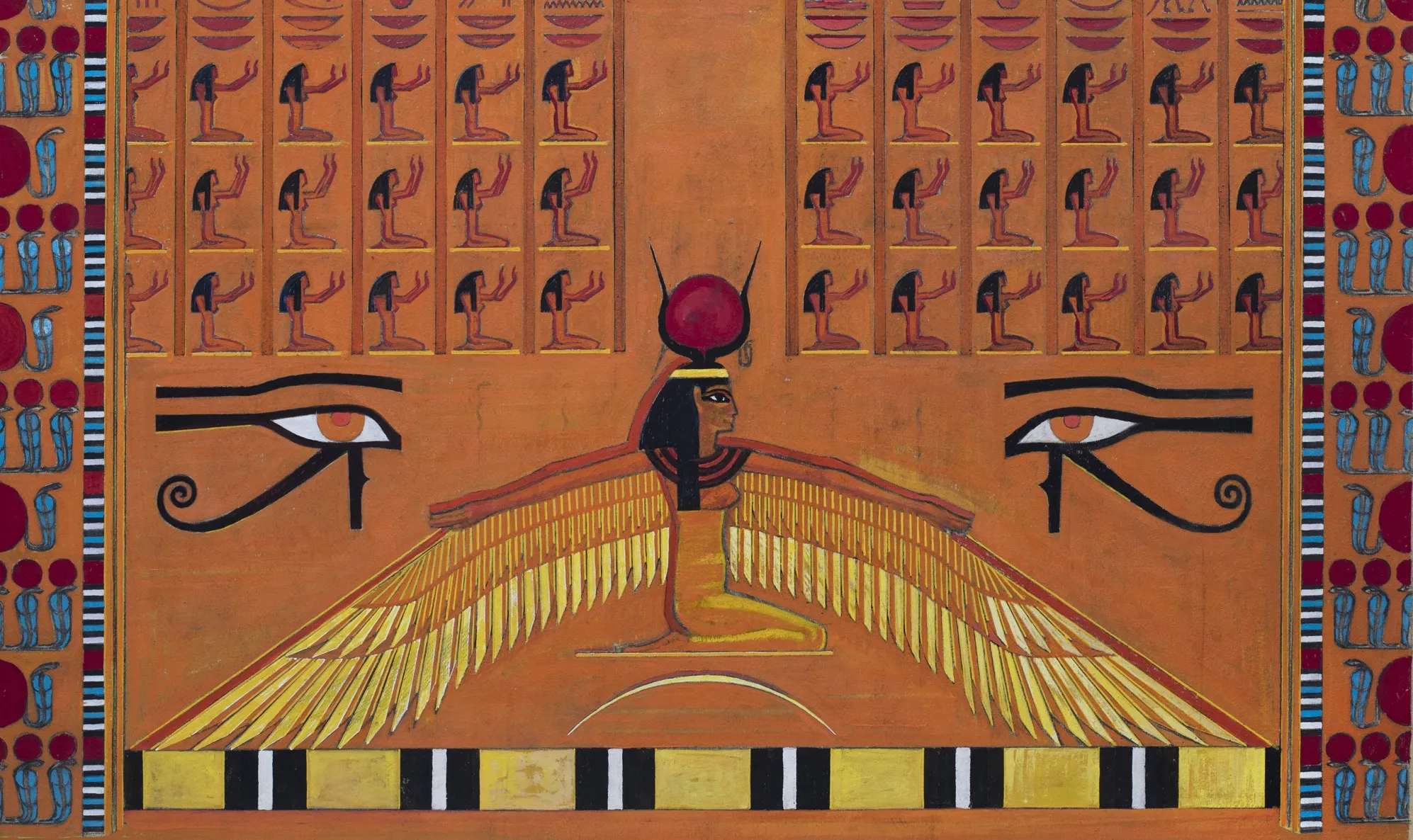 Scenovaizdžio eskizas operai Aida, 1963-1965 m./ČDM nuotr.