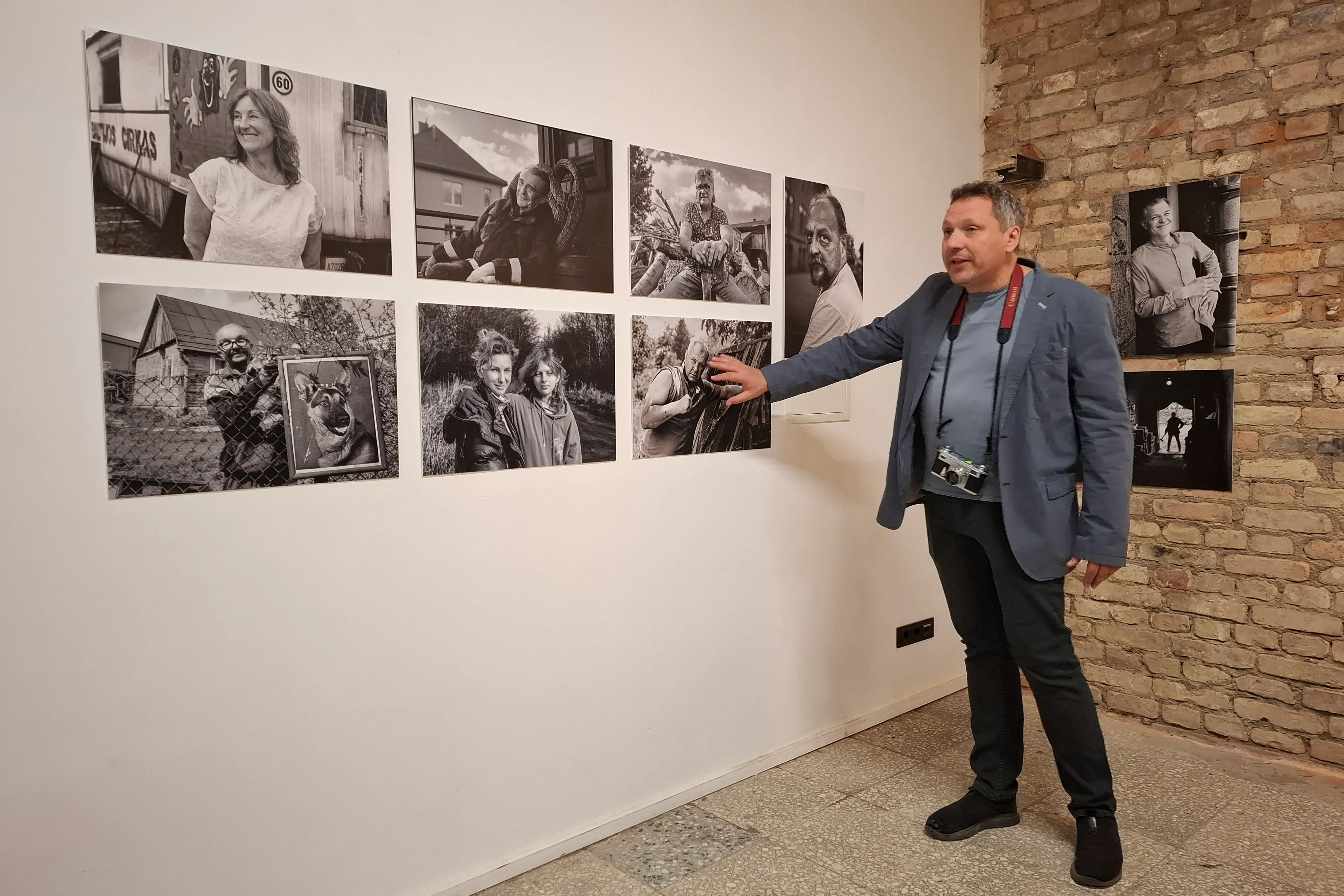 Dariaus Petrulio paroda „Sulieti pasaulius“./S. Javaitytės nuotr.