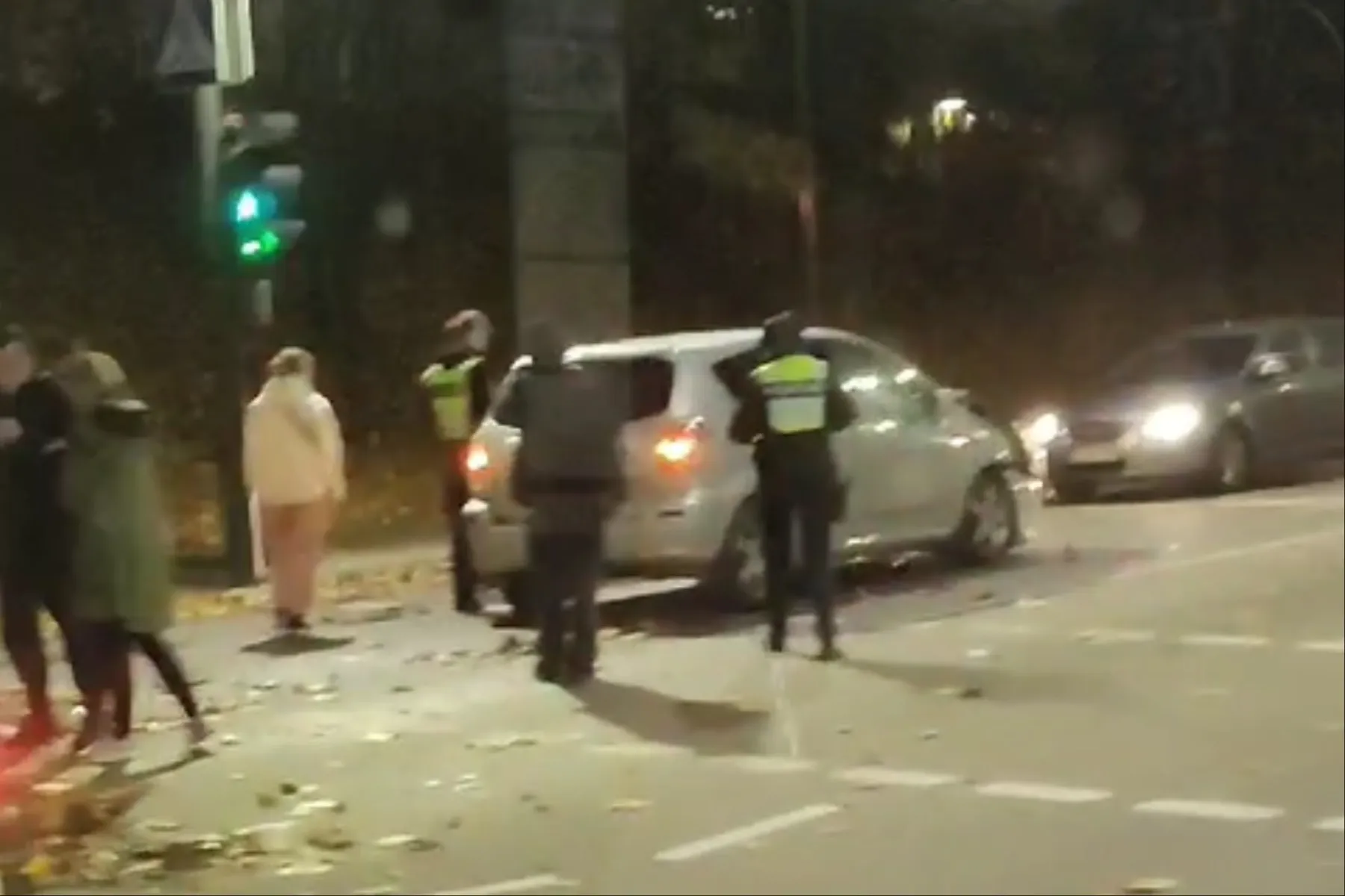 Avarija Gričiupyje / Skaitytojų nuotr.