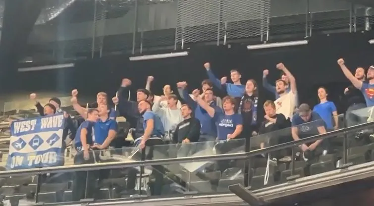 Klaipėdos „Neptūno“ fanai / Tv3.lt nuotr.