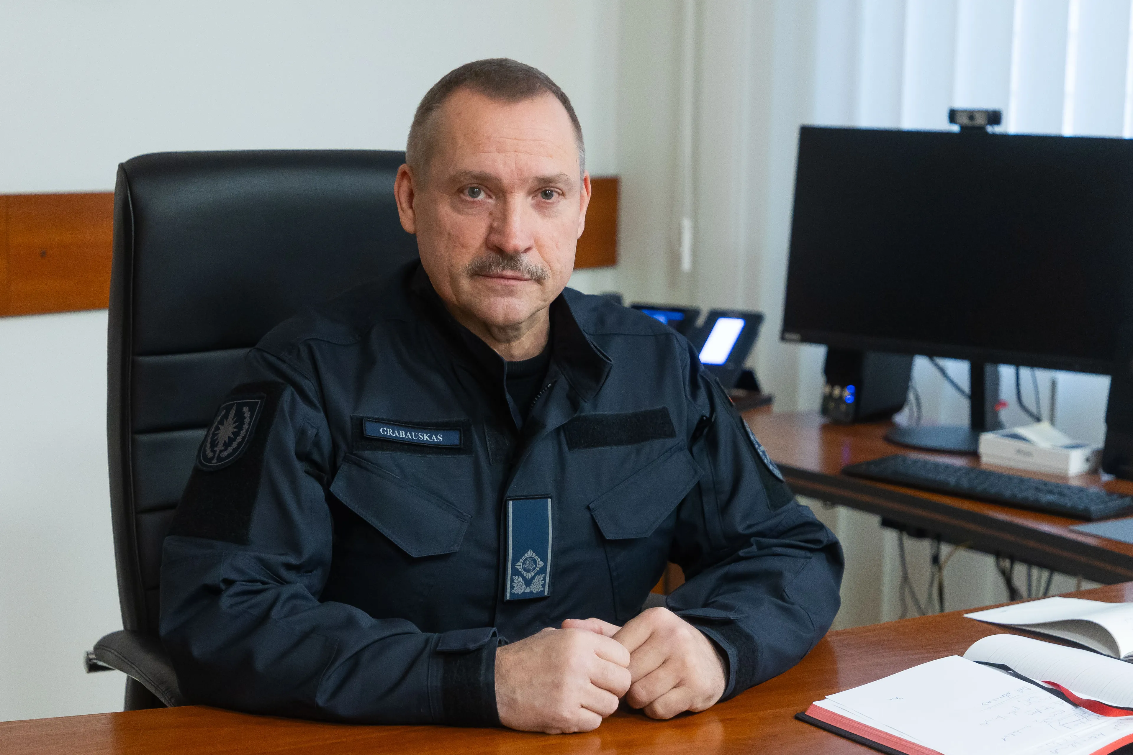 Viešojo saugumo tarnybos vadovas Viktoras Grabauskas. ELTA / Dainius Labutis