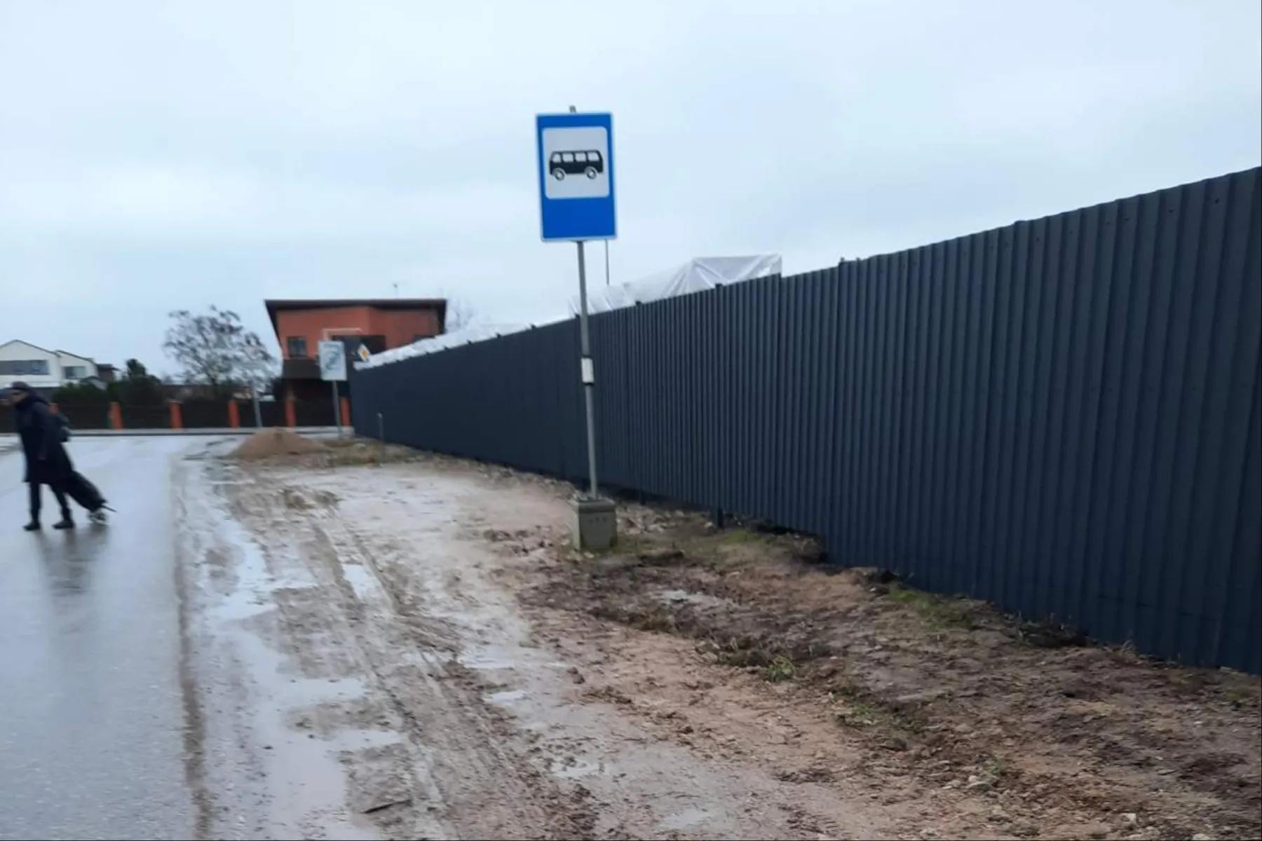 Romainiškių g. stotelė / Skaitytojų nuotr.