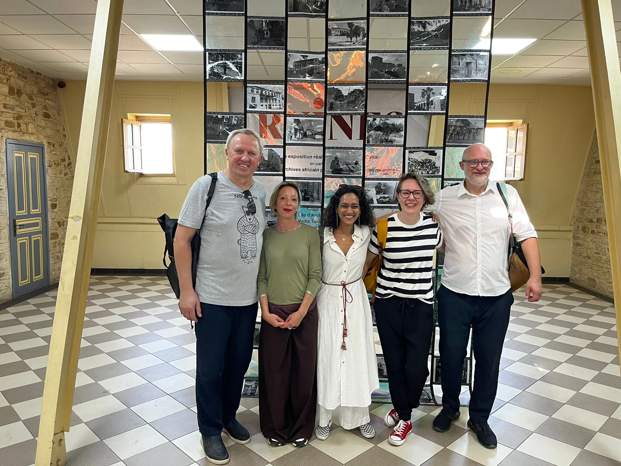 Egidijus Stancikas, projekto partnerės Sara Božanič, Vydia Tamby, Rūta Malaškevičienė, Edgaras Klivis./NKDT nuotr.