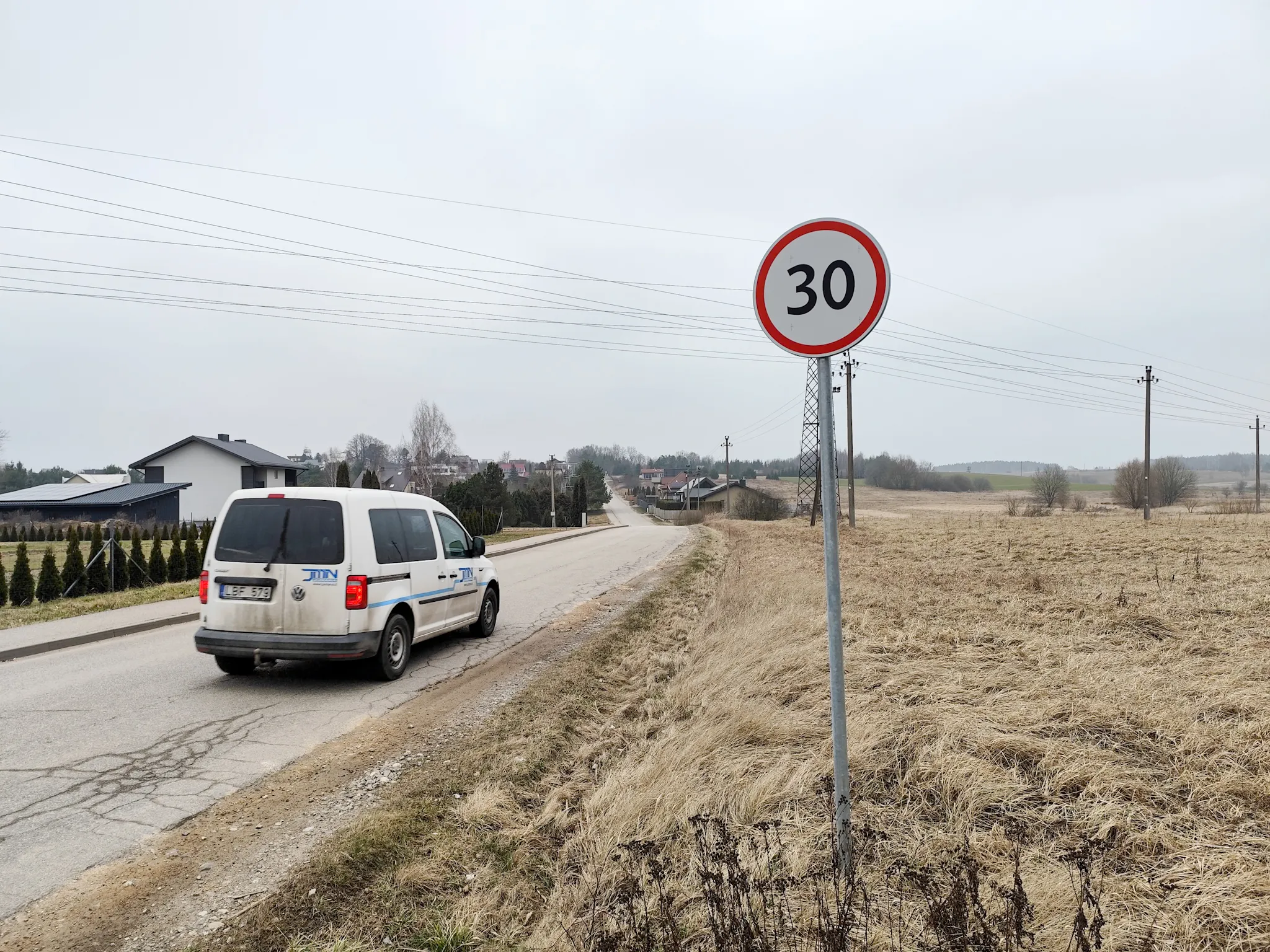 Greičio ribojimas Lapėse