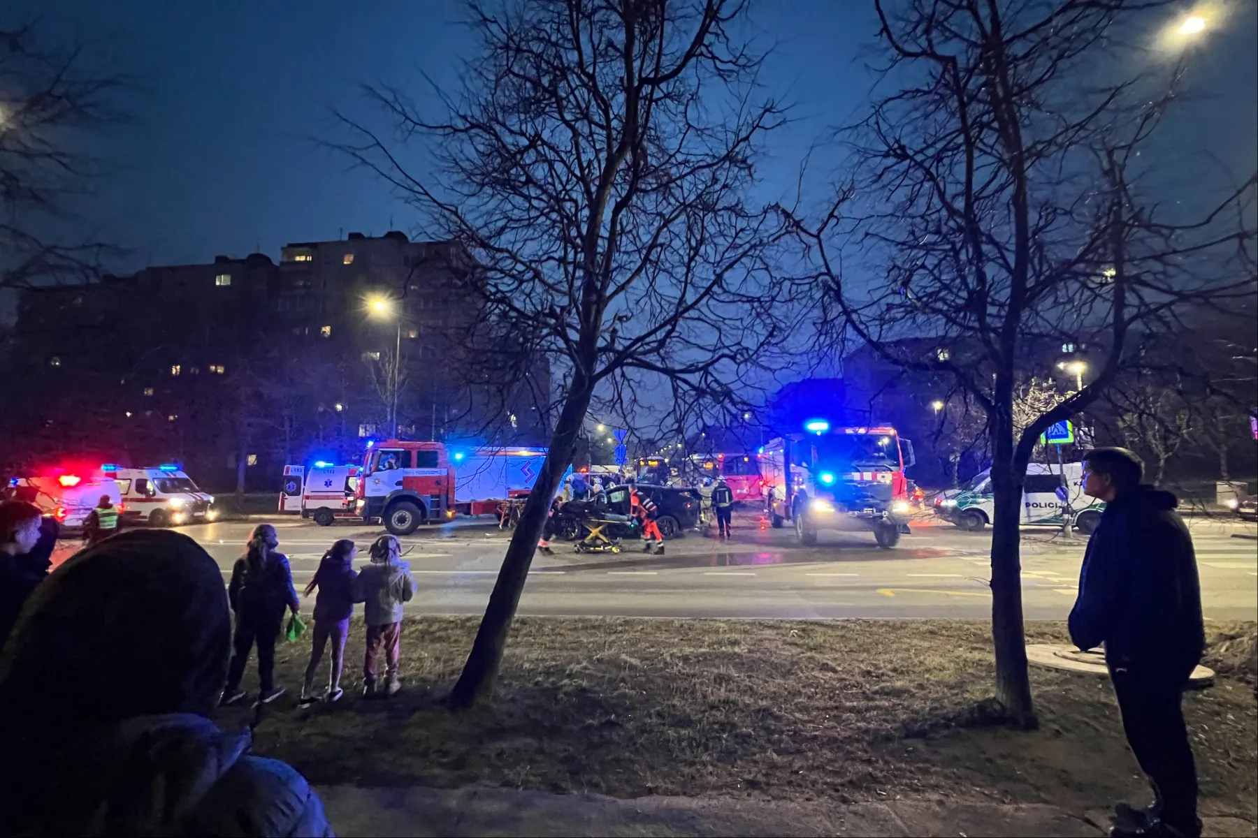 Smarki avarija Kaune - į Kauno klinikas nedelsiant išvežti du vairuotojai