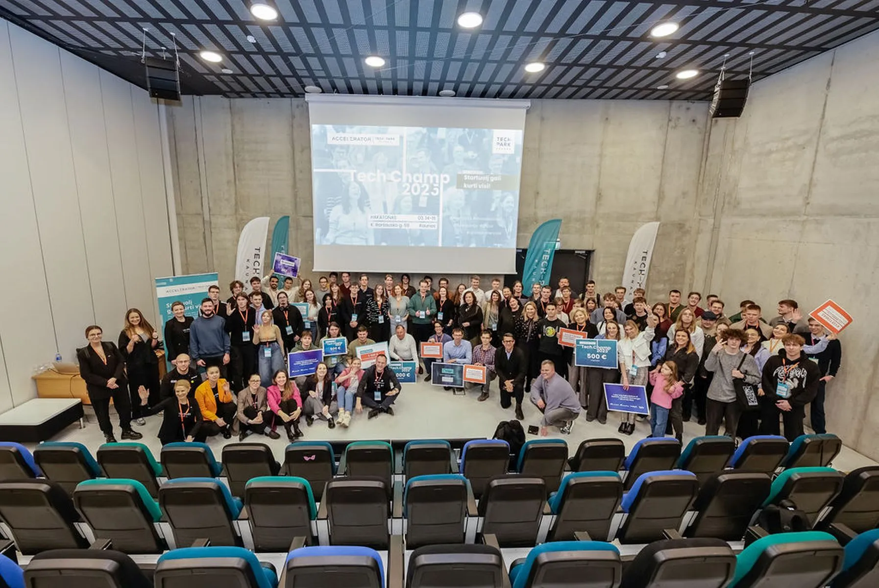 Hakatonas „Tech_Champ“ / Organizatorių nuotr.