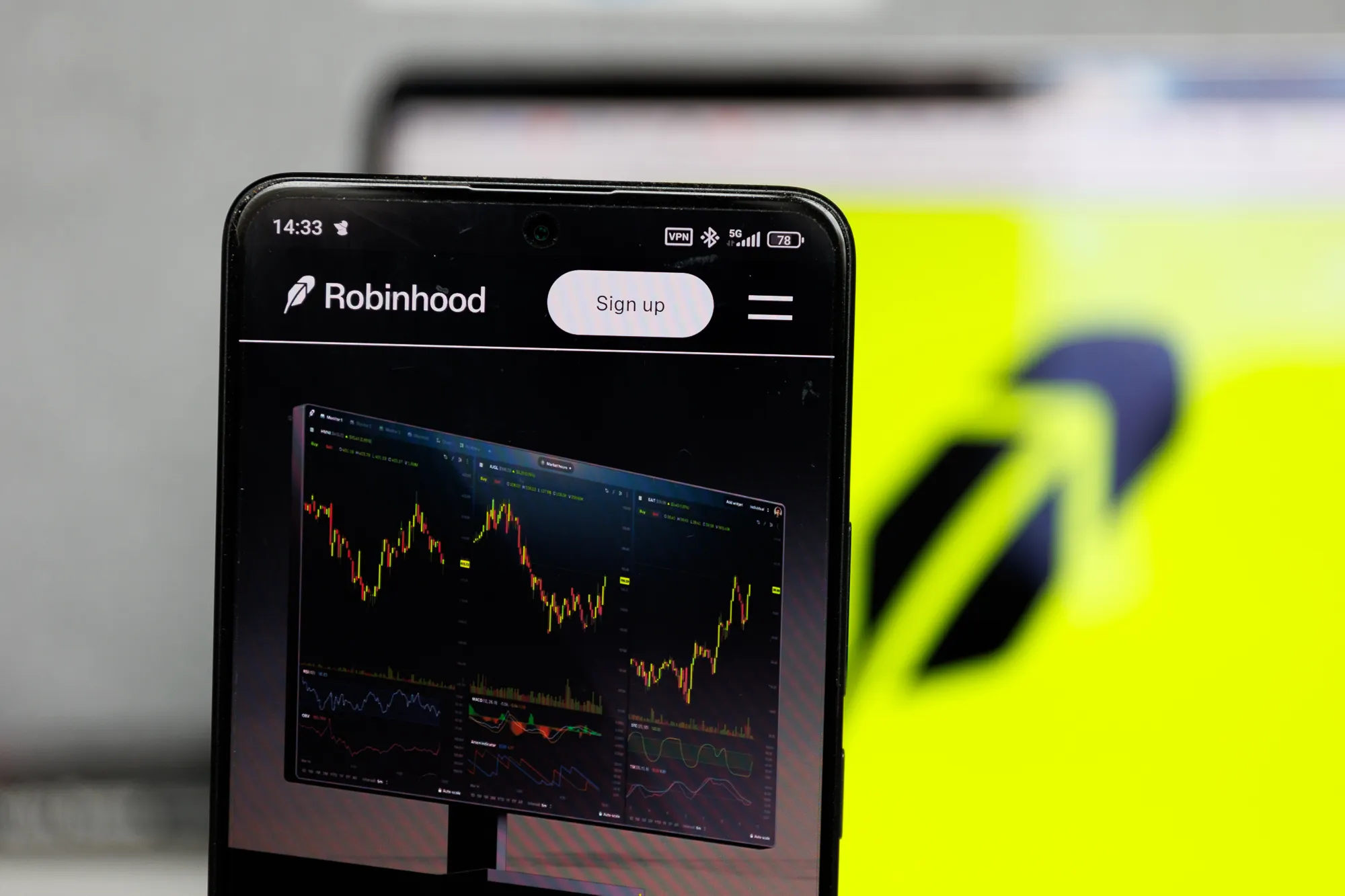 Roobinhood programėlė / R. Tenio nuotr.
