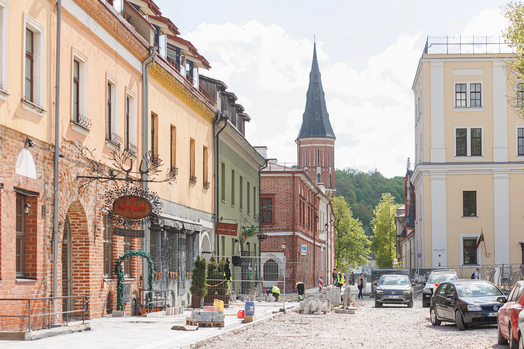 Rotušės aikštės rekonstrukcija / R. Tenio nuotr.