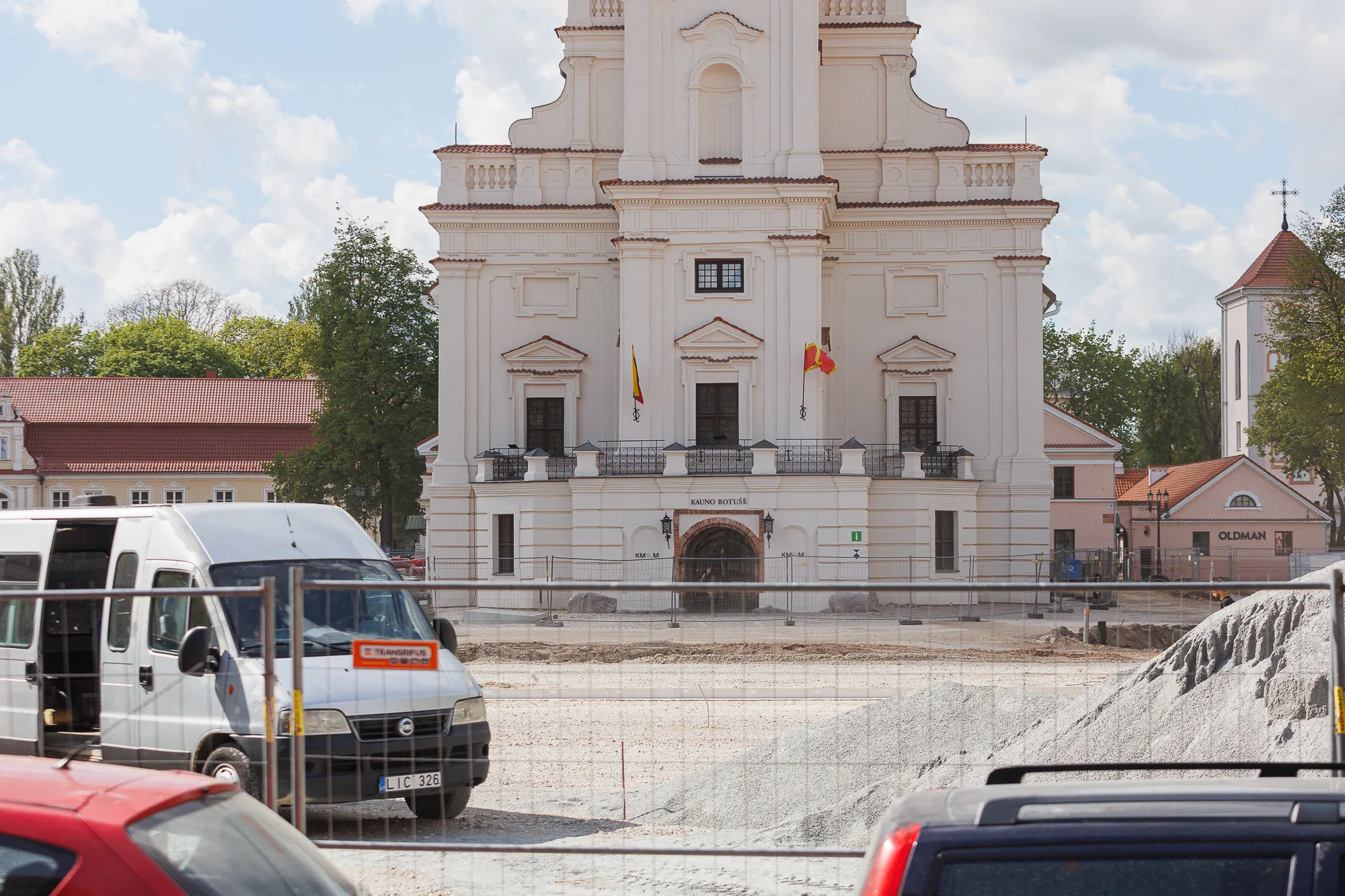 Rotušės aikštės rekonstrukcija / R. Tenio nuotr.