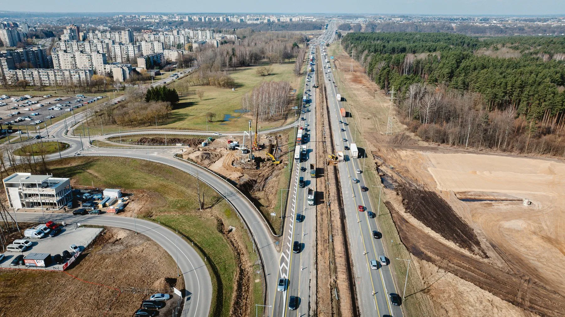 Ašigalio viaduko statyba