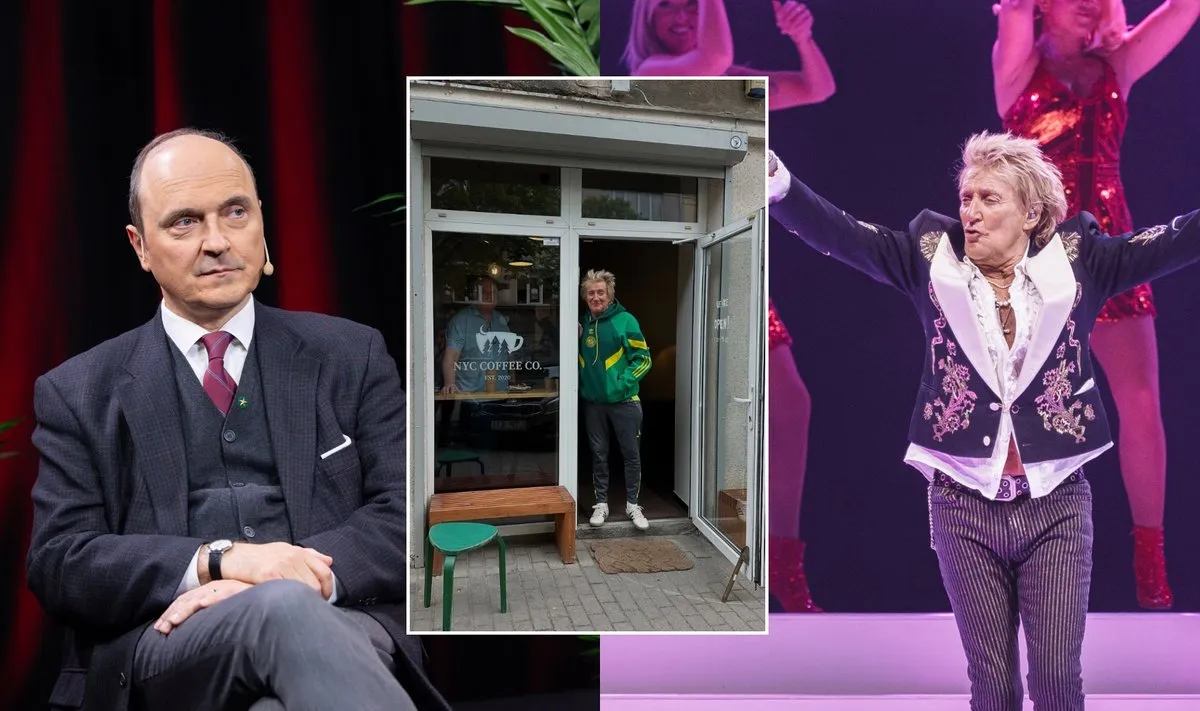 Robas Stewartas ir Giedrius Drukteinis / DELFI / ASMENINIS ARCHYVAS / L. Žemgulio nuotr.