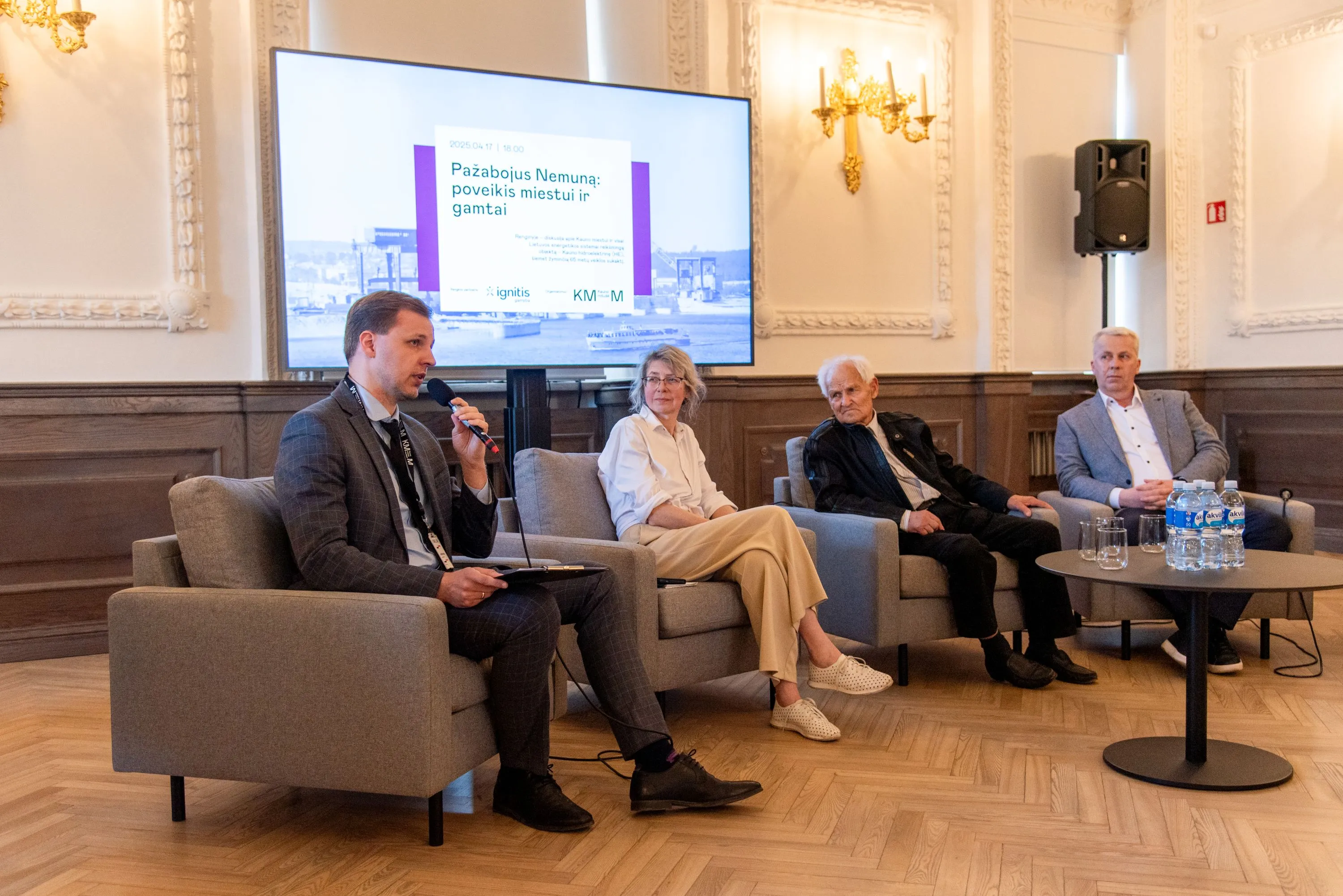 Diskusija „Pažabojus Nemuną: poveikis miestui ir gamtai“./Kauno miesto muziejaus nuotr.