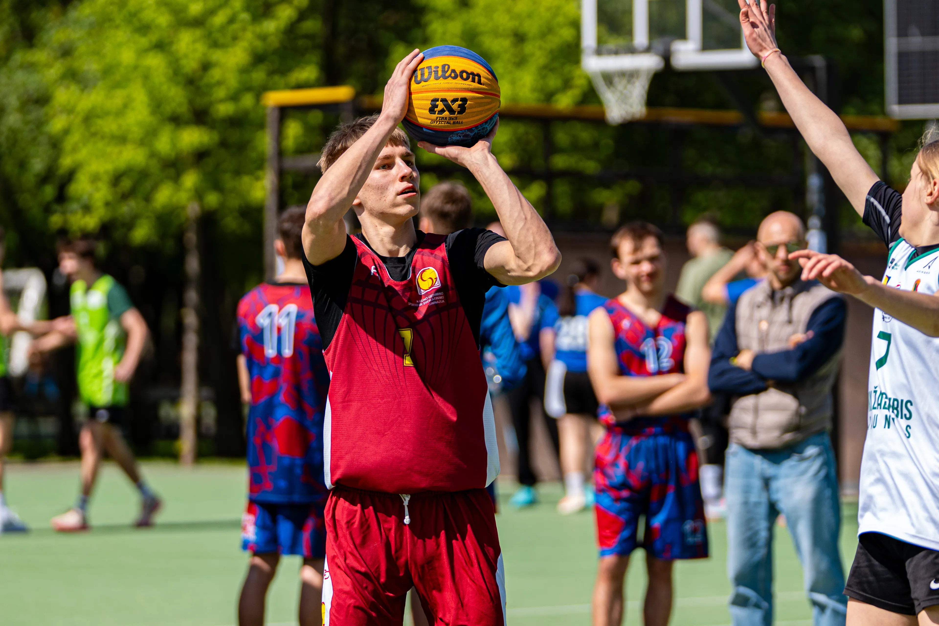 Kauno policijos ir LKF moksleivių 3x3 krepšinio turnyras / Kauno AVPK nuotr.
