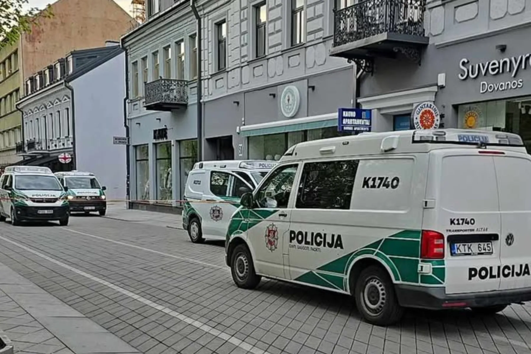 Policija Laisvės alėjoje