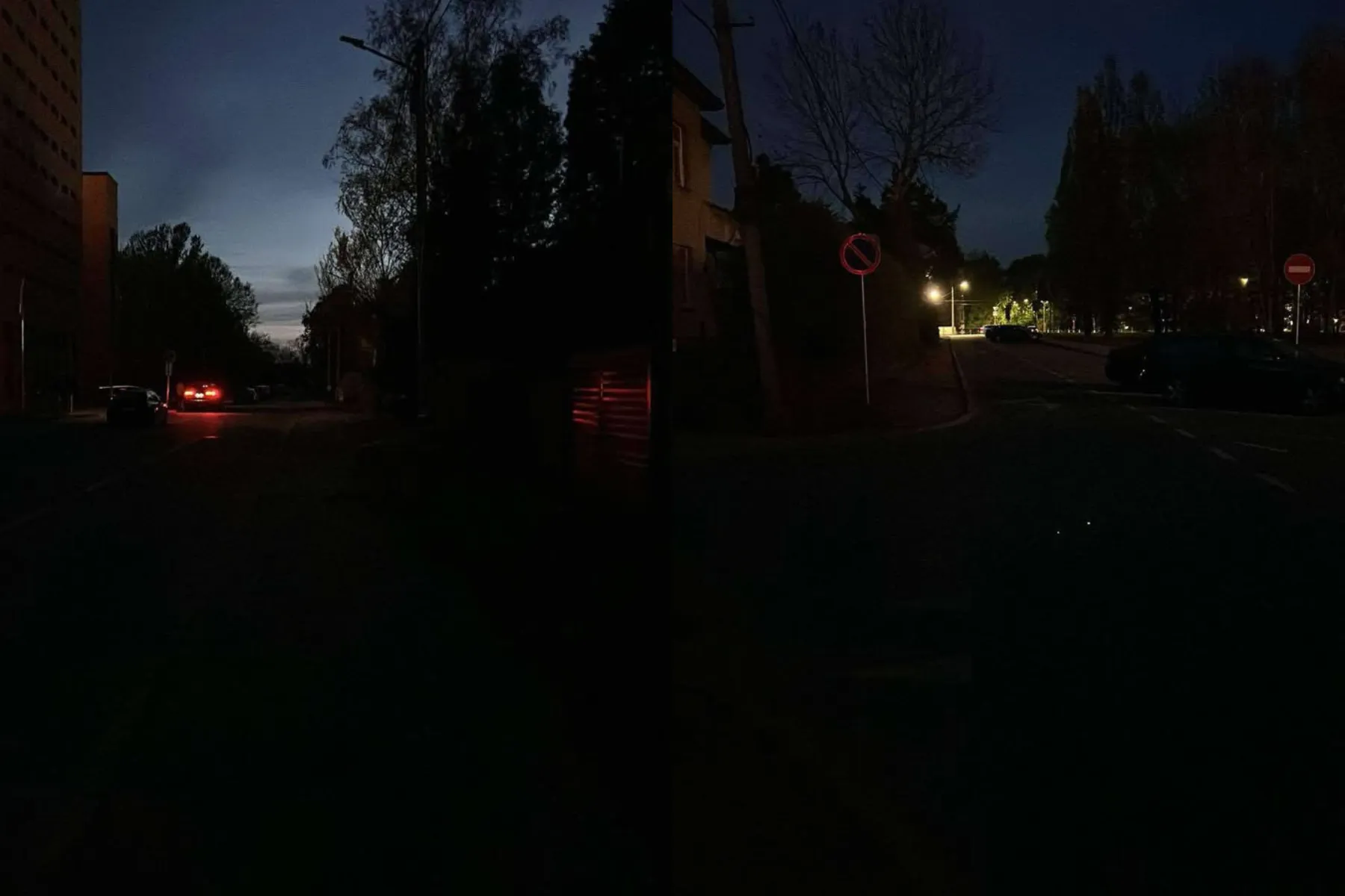 Kaunas skendi tamsoje / Skaitytojų nuotr.