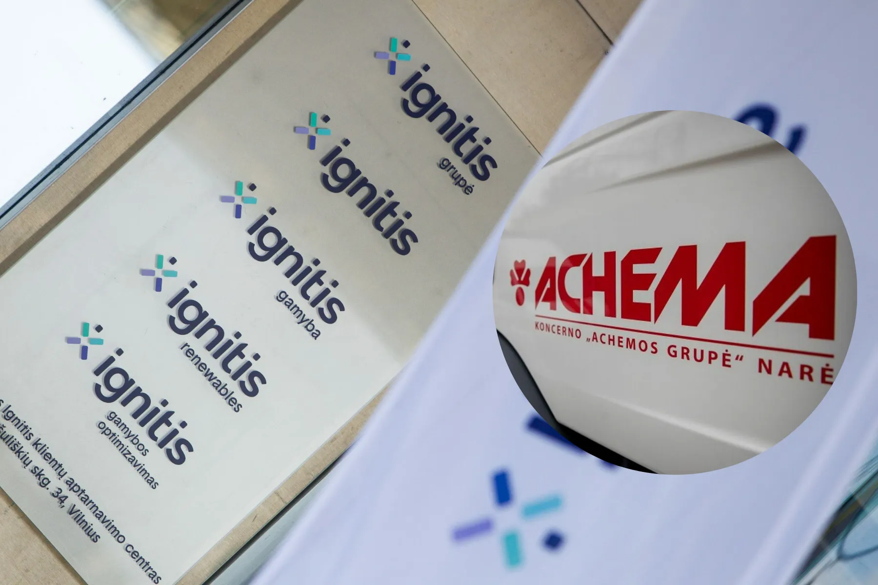 „Ignitis grupė“ ir  „Achema“ / AB „Ignitis grupė“ ir DELFI nuotr.