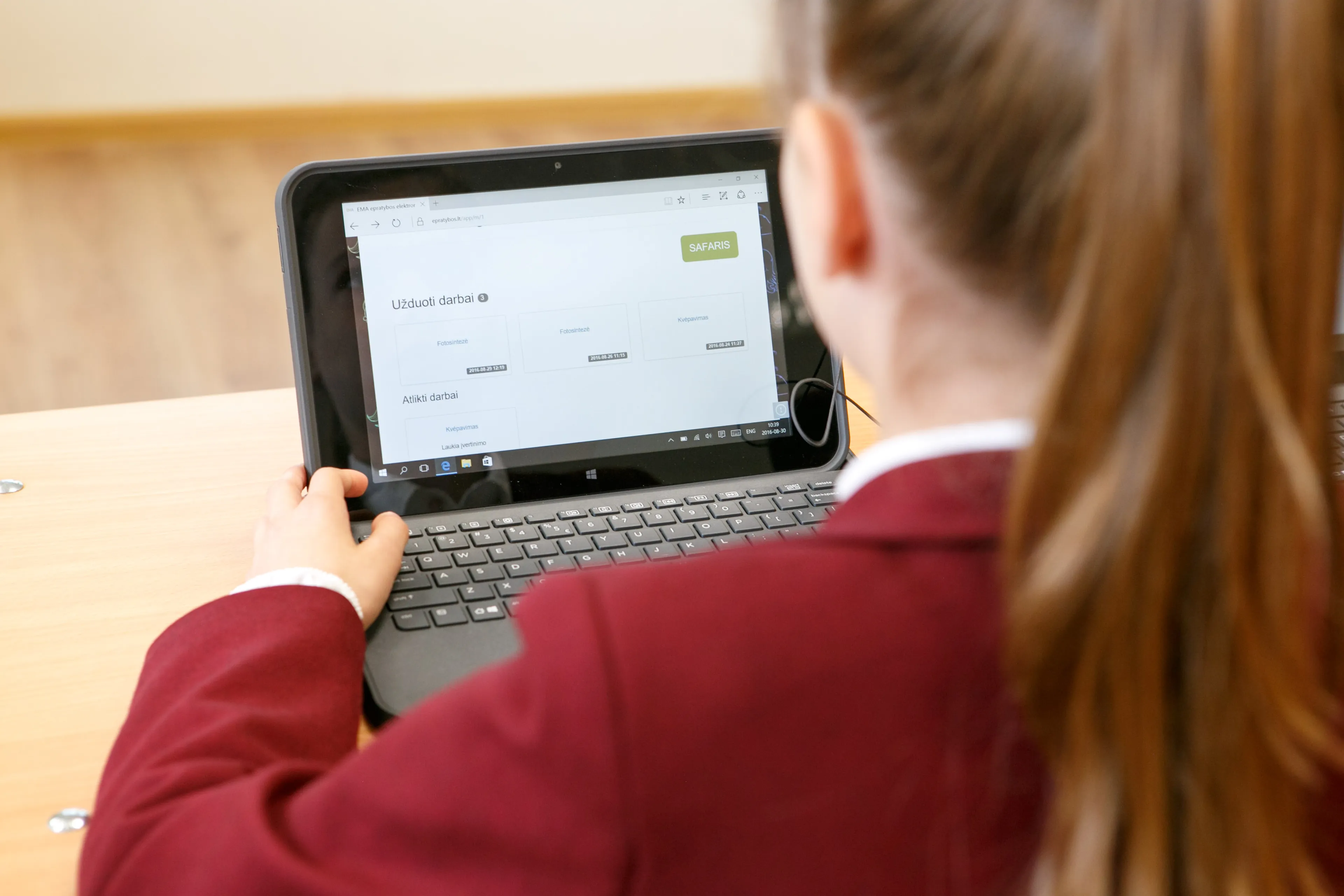 Kompiuteris, mokykla, pamoka