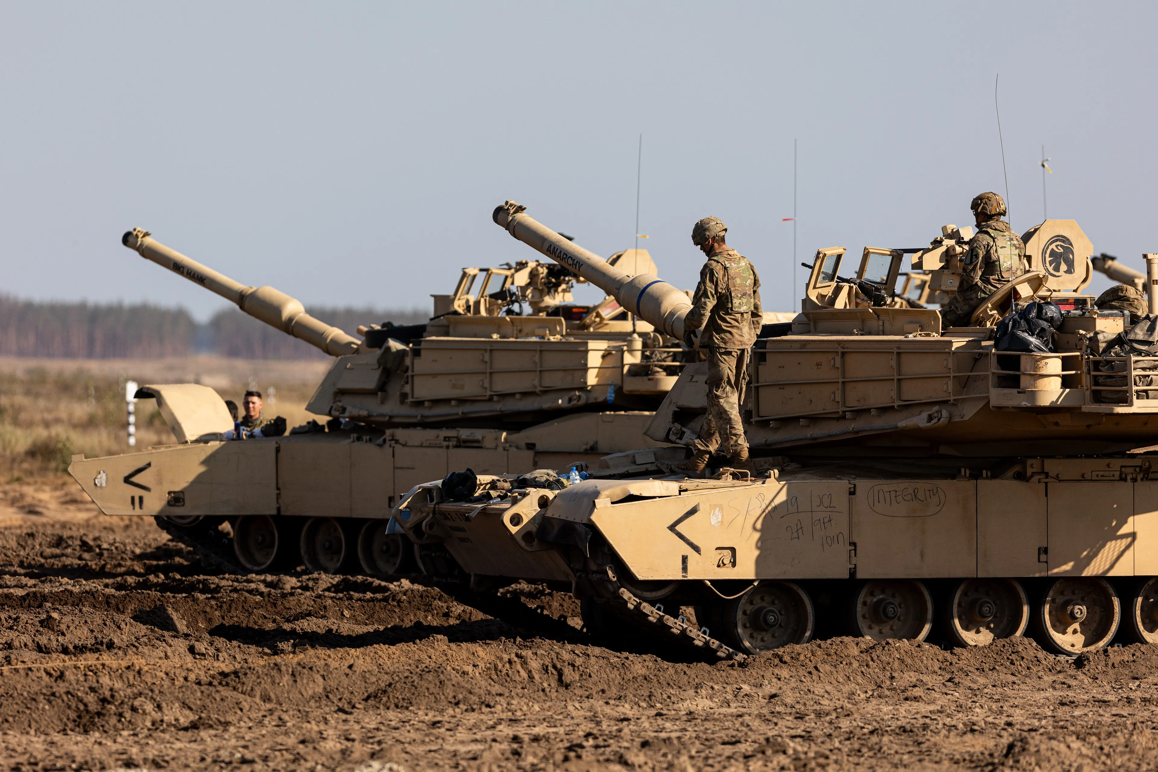 JAV tanku saudymo pratybos Generolo S. Zukausko poligone